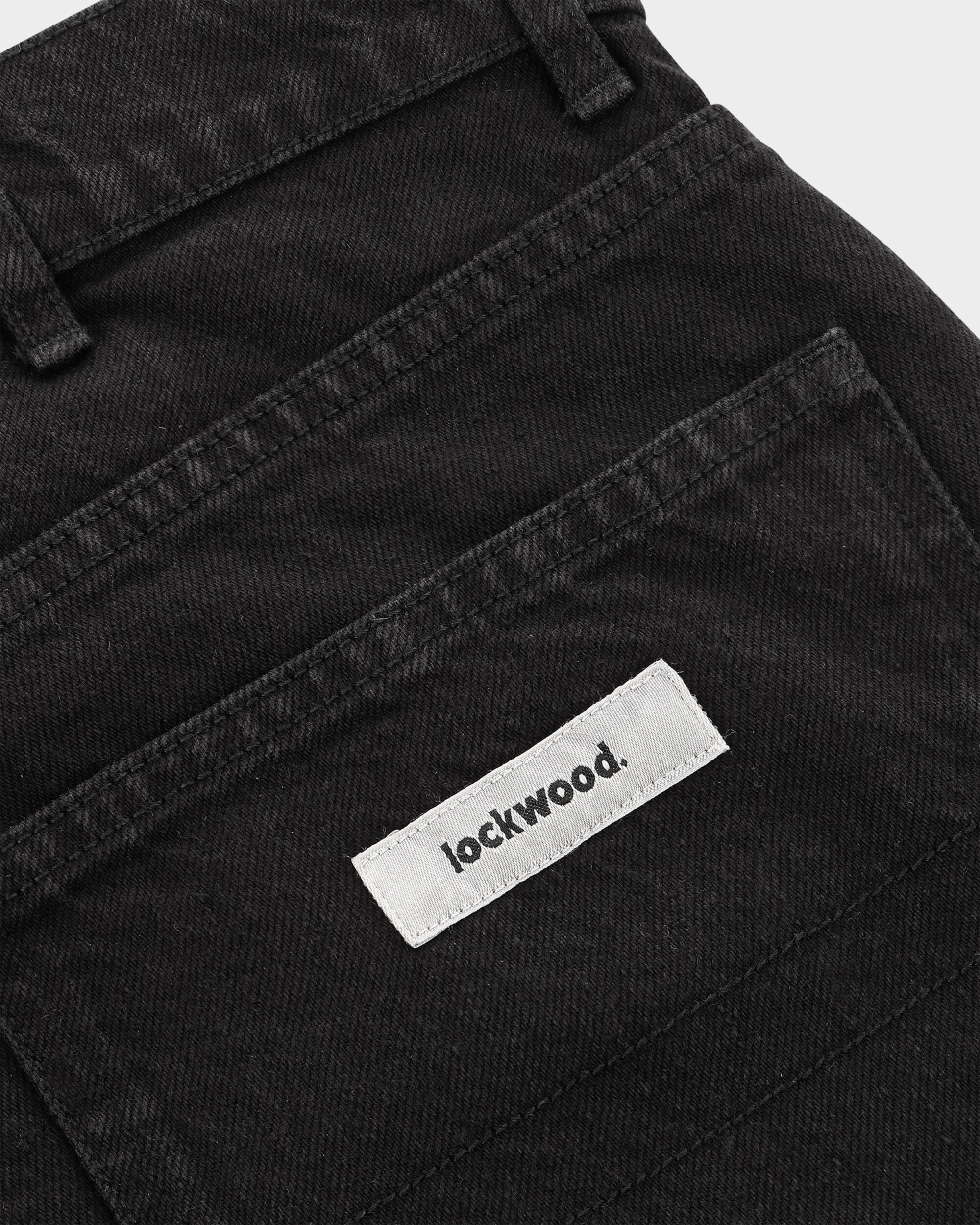 Lockwood Straight Baggy Jeans - Overdye Black