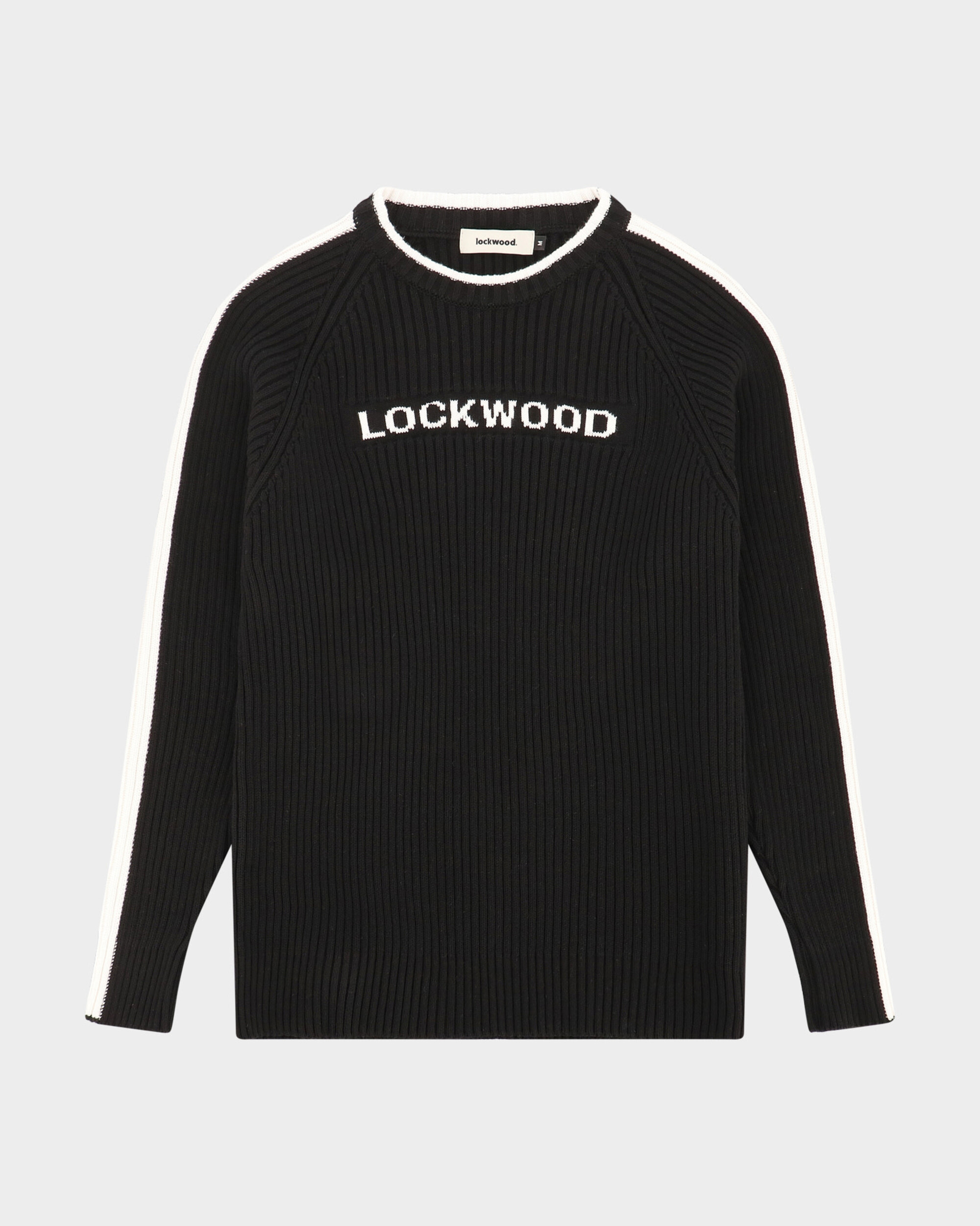 Lockwood Y2K Rib Knit - Black/Off White