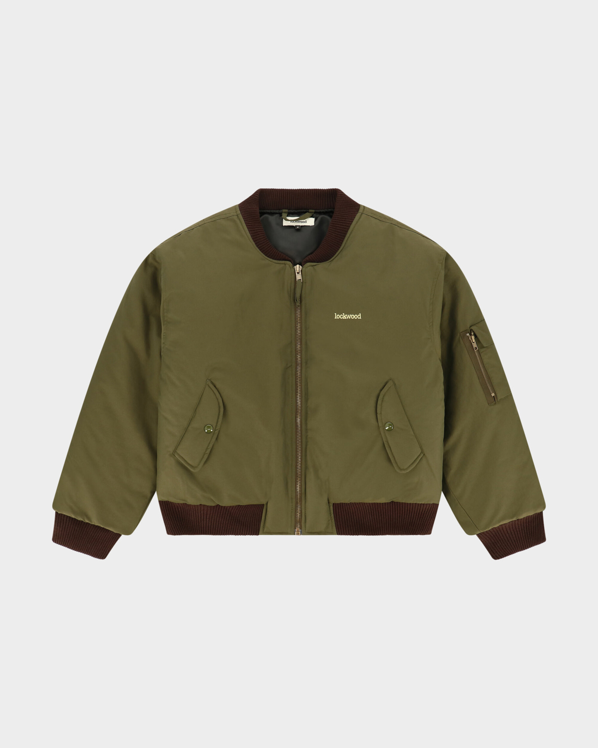 Lockwood Bomber Jacket - Dark Khaki