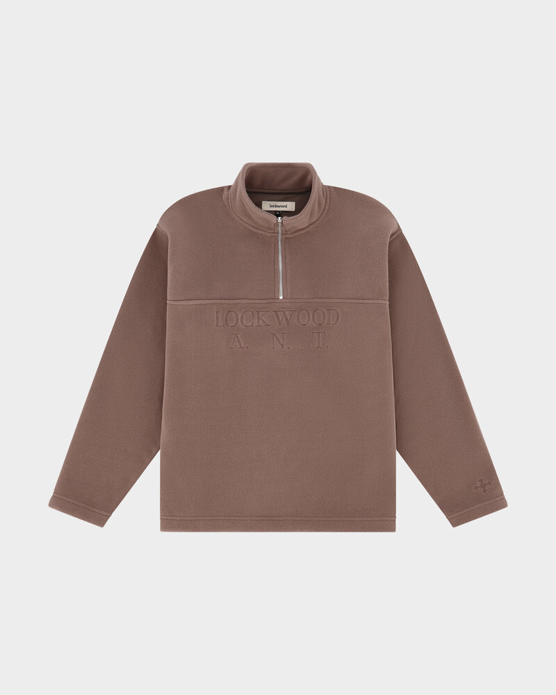 Lockwood Lockwood Heavyweight Fleece Half Zip - Brown