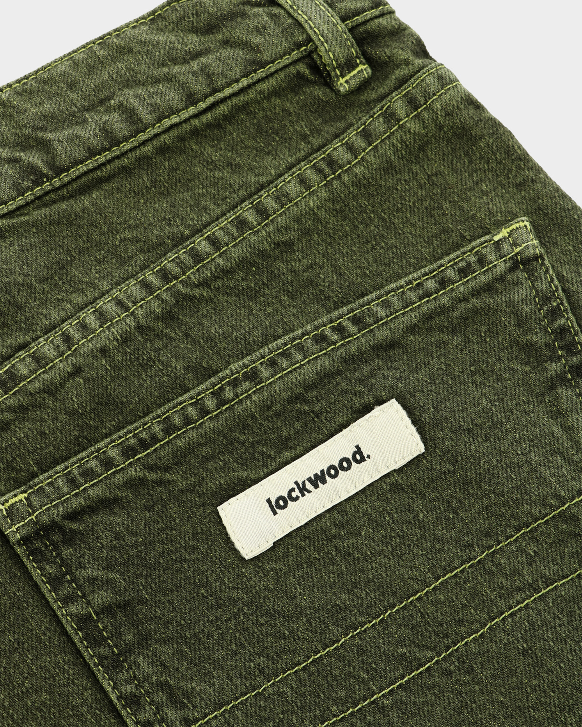 Lockwood Classic Relaxed Jeans - Poison Green