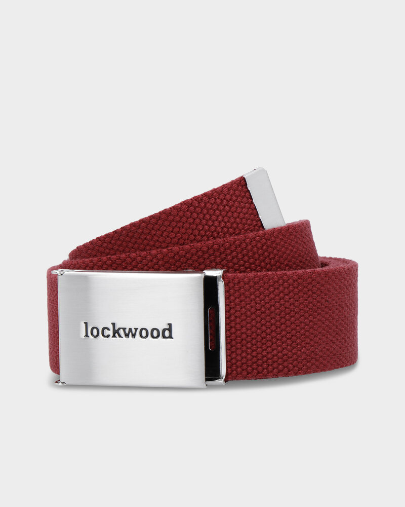 Lockwood Lockwood Belt - Dark Red - 118CM