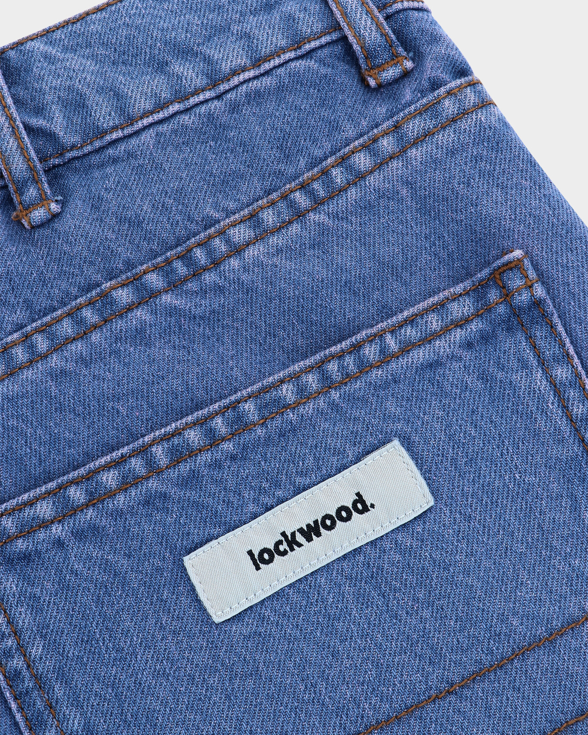 Lockwood Straight Baggy Jeans - Sad Blue