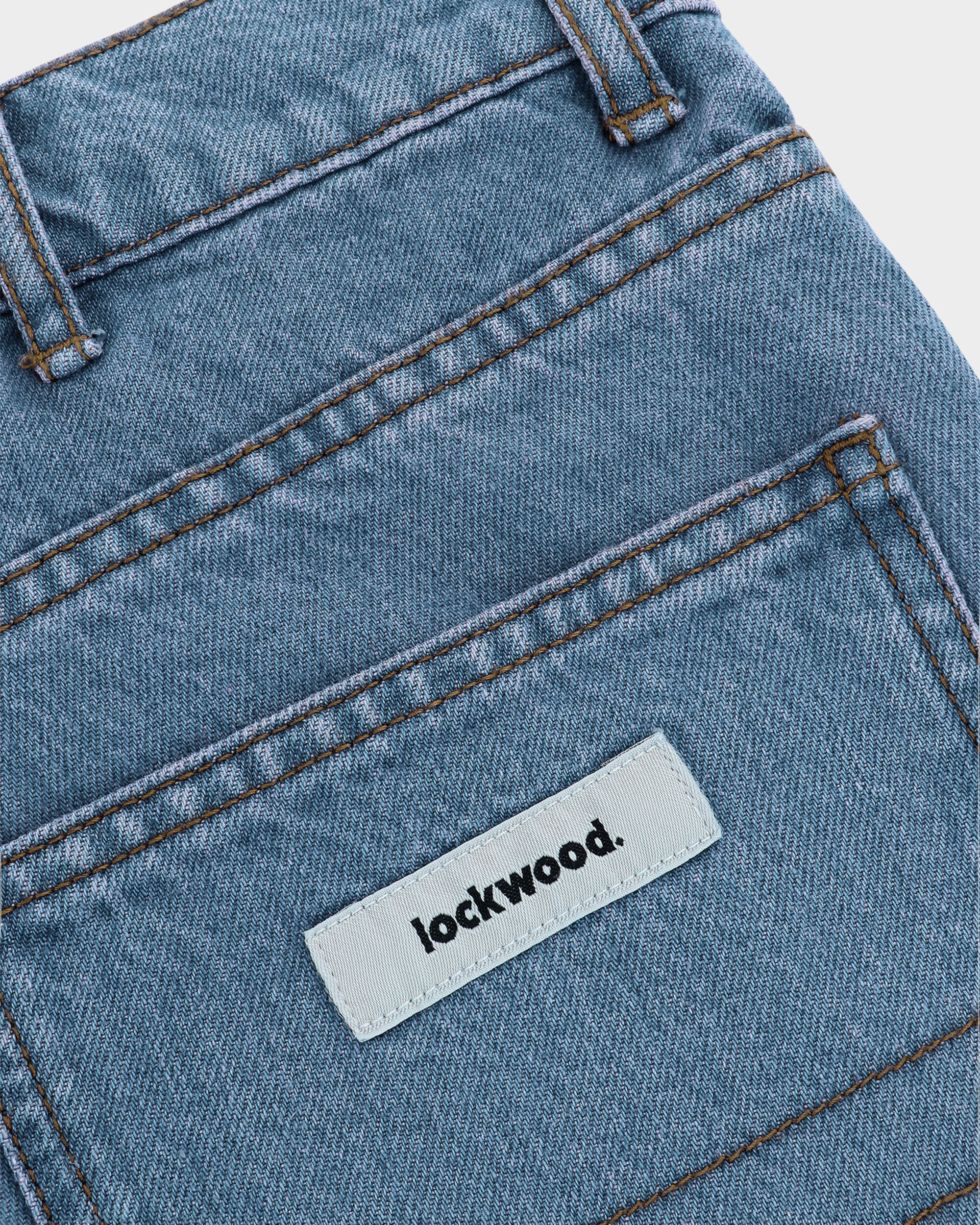 Lockwood Straight Baggy Jeans - Winter Sky