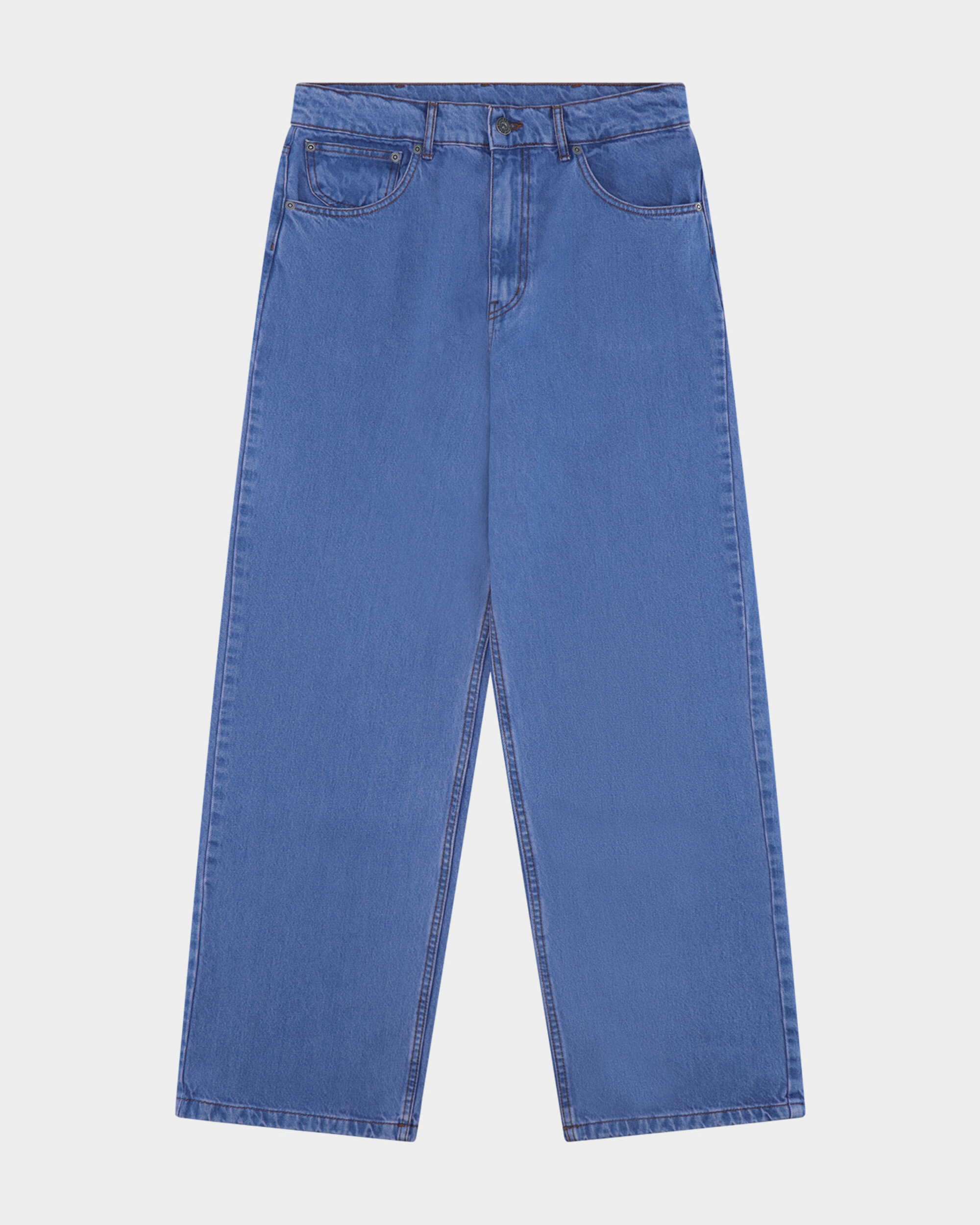 Lockwood Straight Baggy Jeans - Sad Blue