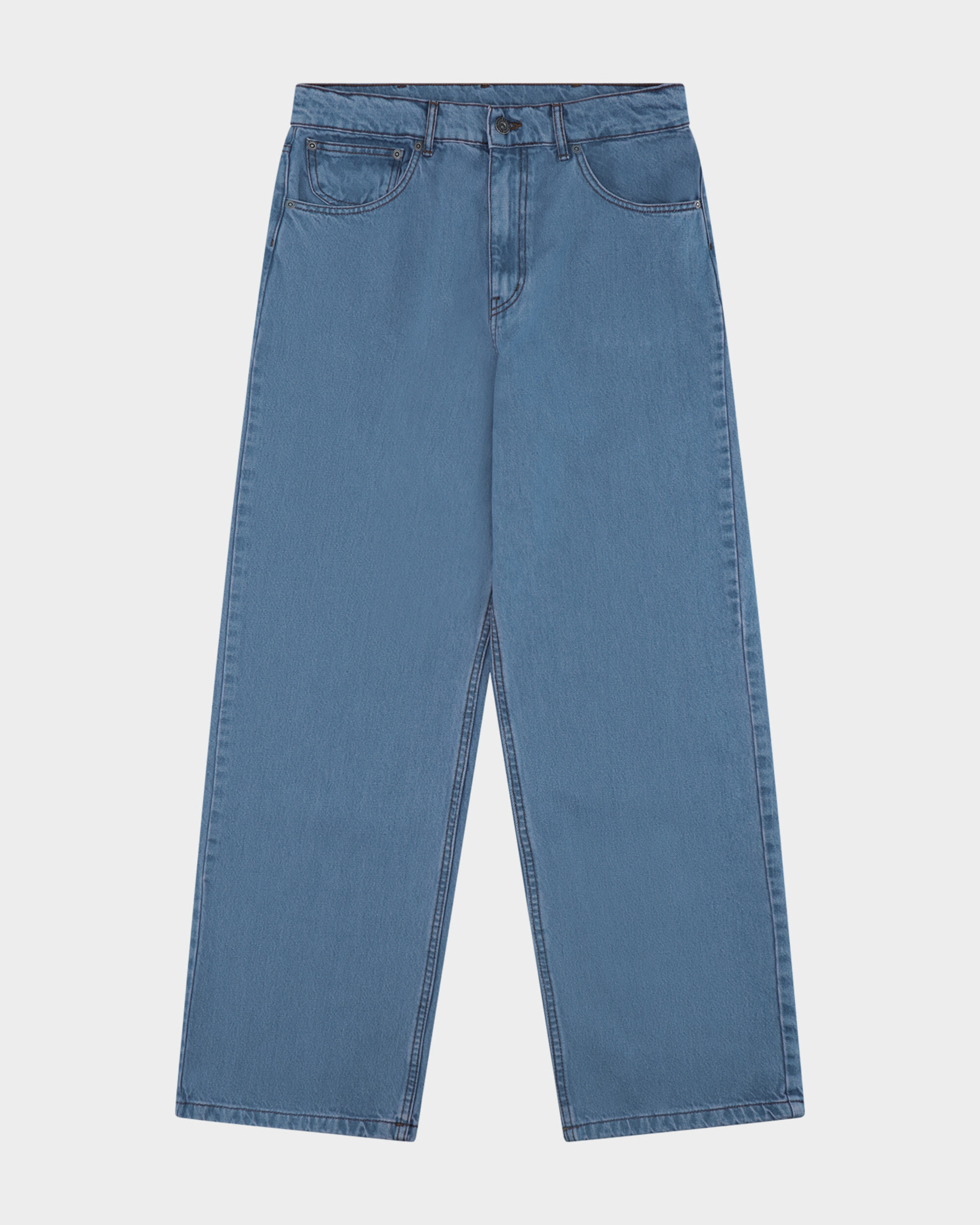 Lockwood Straight Baggy Jeans - Winter Sky