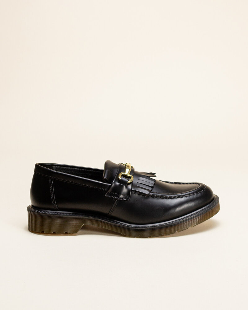 Dr. Martens Dr. Martens Adrian Snaffle Leather Loafers - Black/Polished Smooth