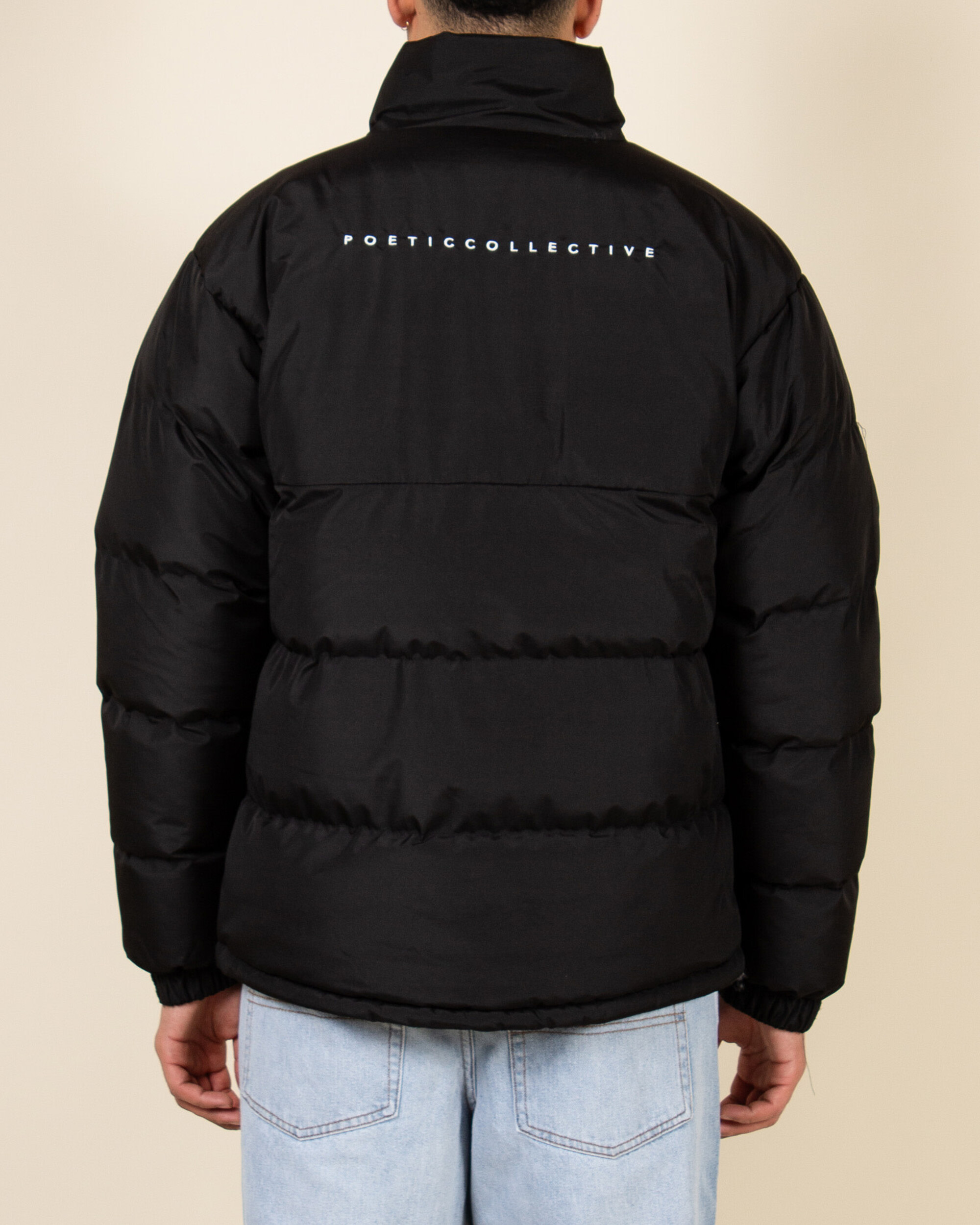 Poetic Collective Puffer Jacket - Black - Lockwood Skateshop