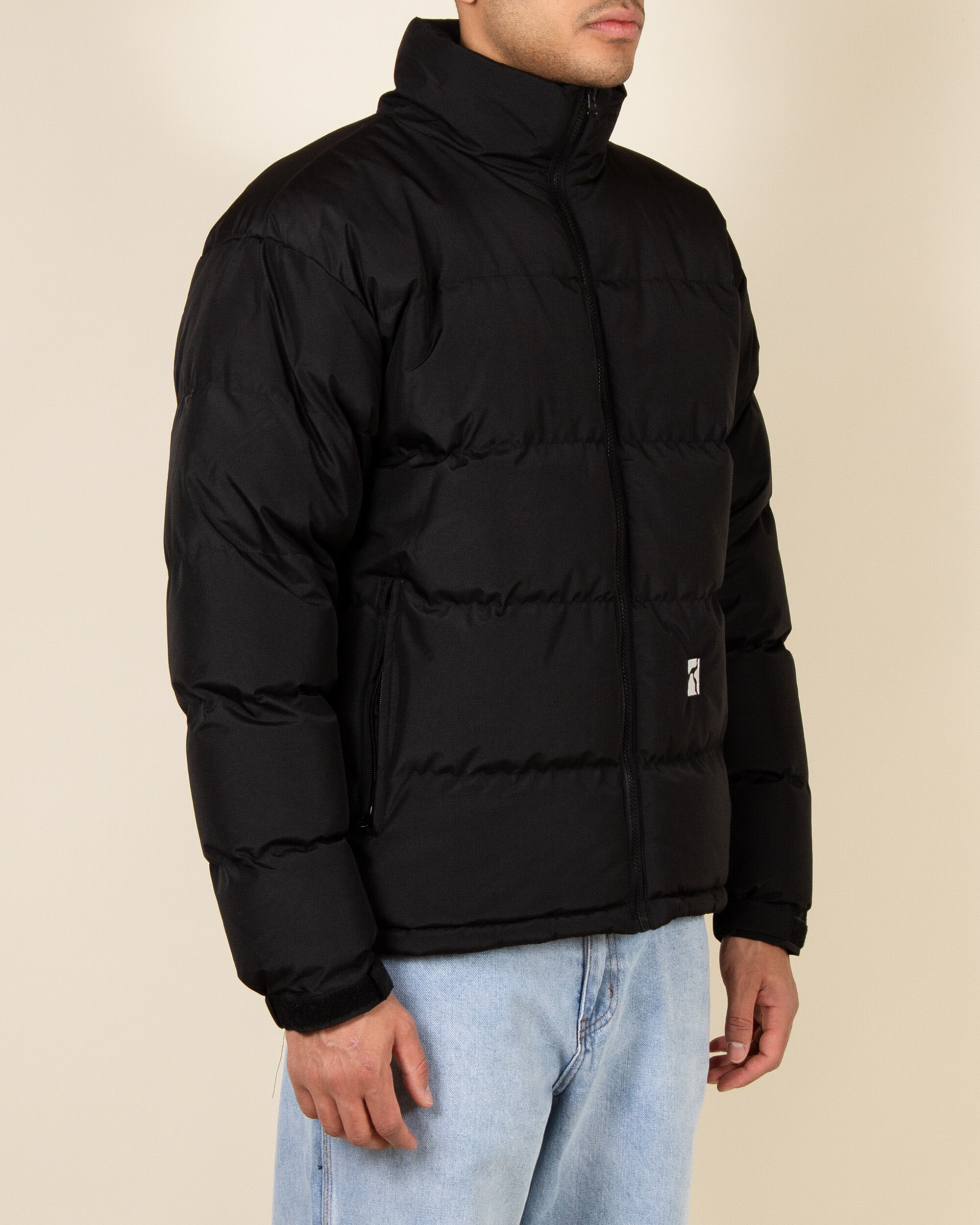 Poetic Collective Puffer Jacket - Black - Lockwood Skateshop