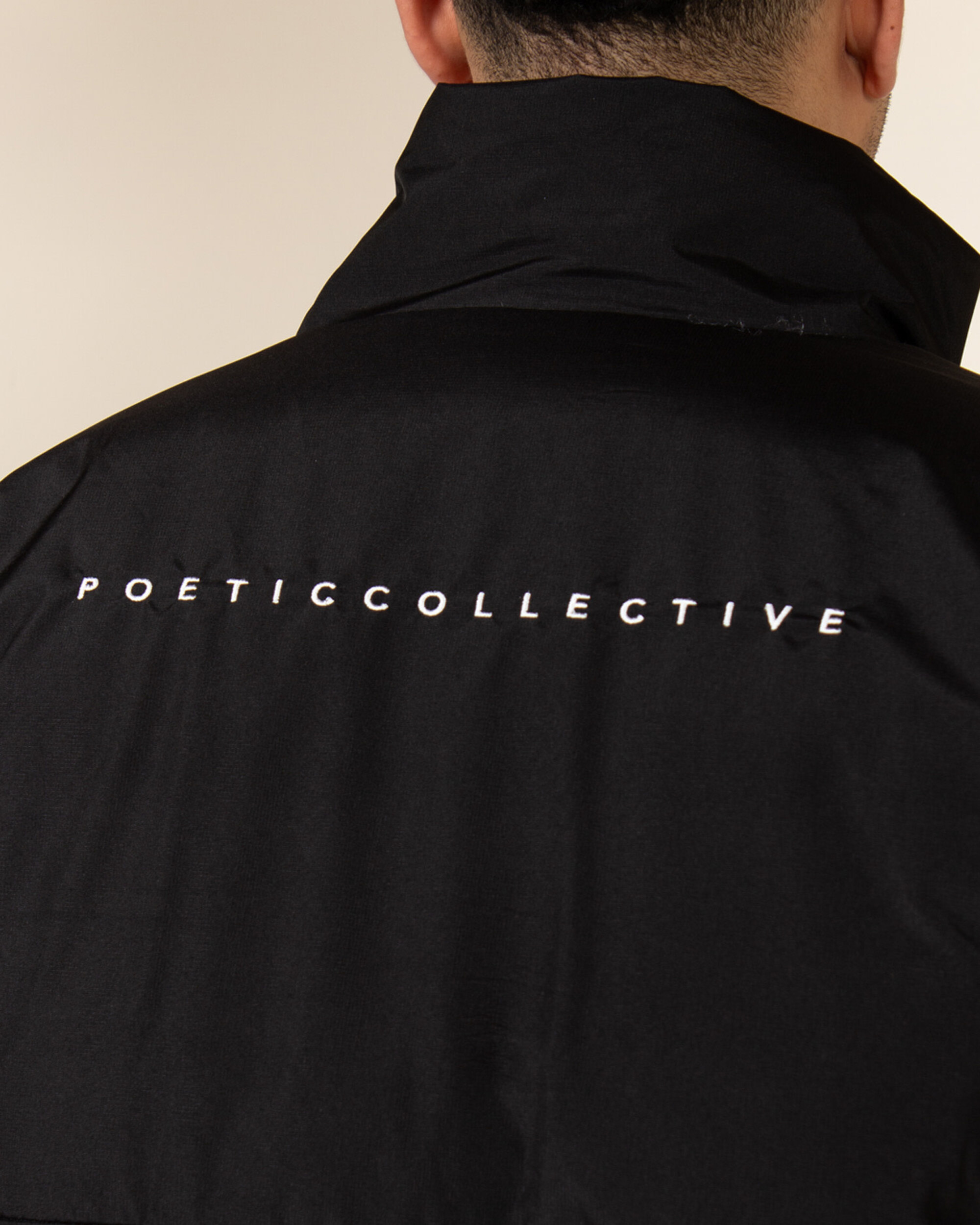 Poetic Collective Puffer Jacket - Black