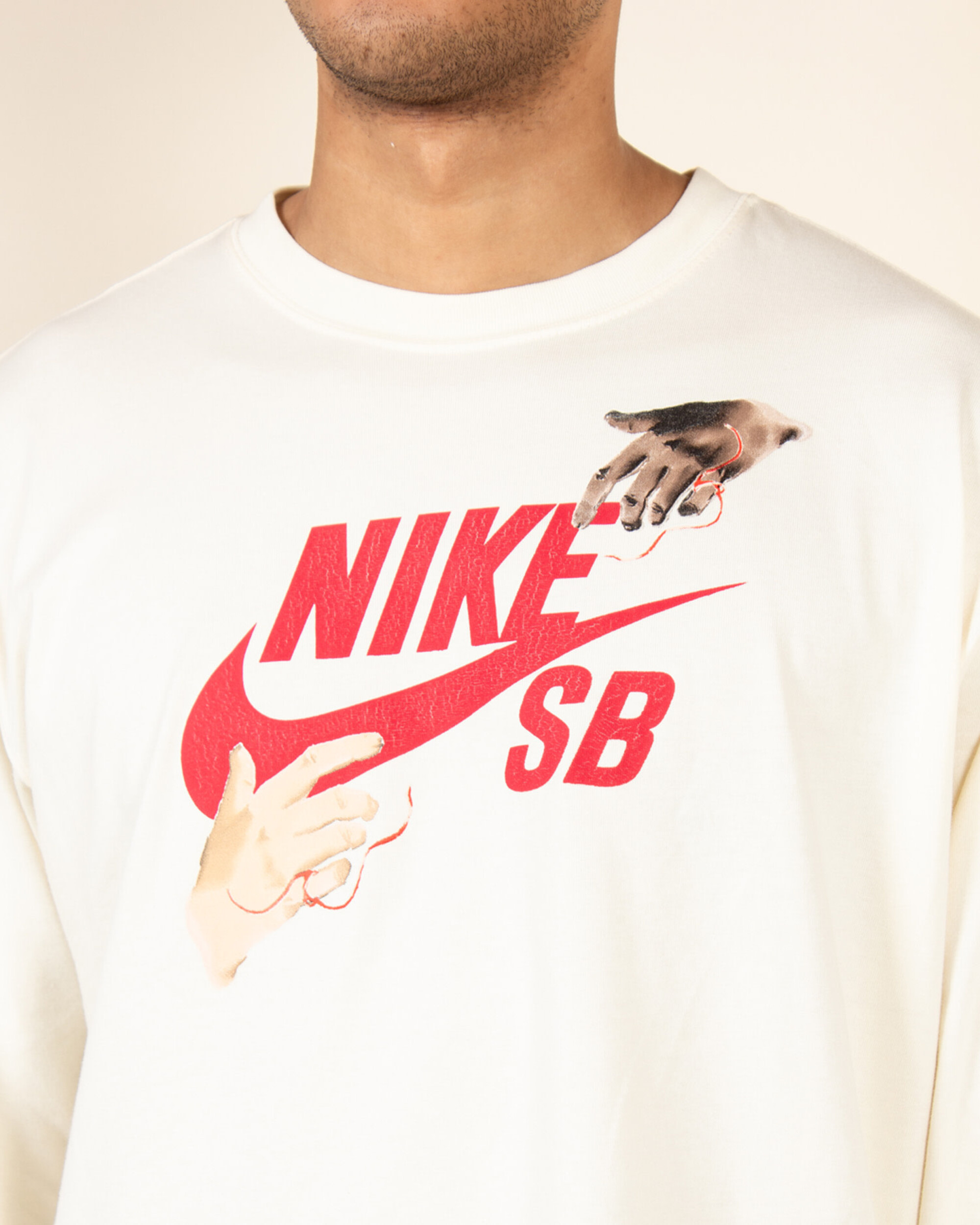 Nike SB City of Love Coconut Milk Long-Sleeve Shirt, M