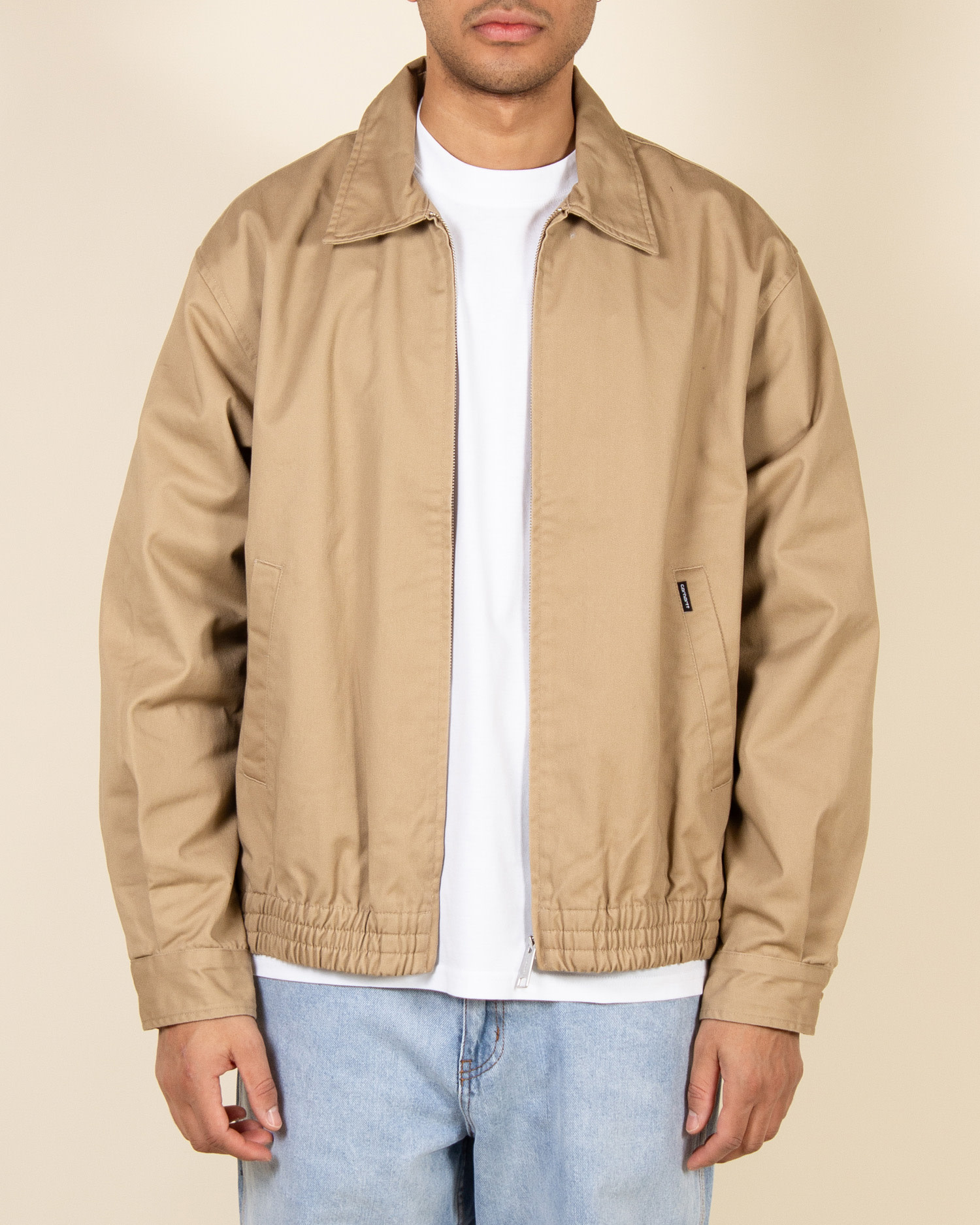 Carhartt WIP Newhaven Jacket Sable Rinsed - Lockwood