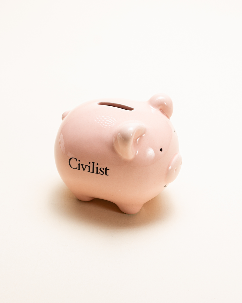 Civilist Civilist Piggy Bank - Pink