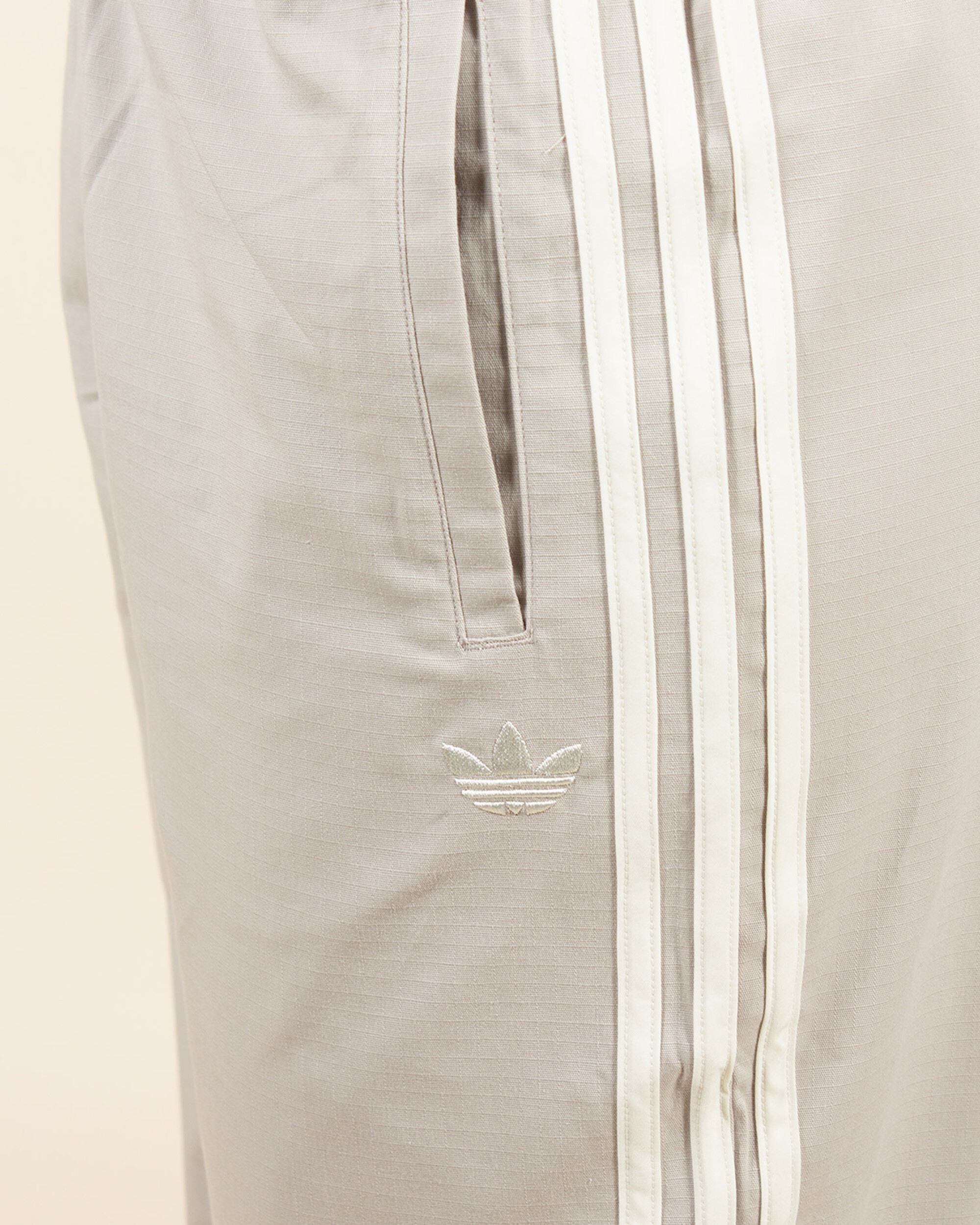 Adidas Superfire Track Pants - Putty Grey/Ivory