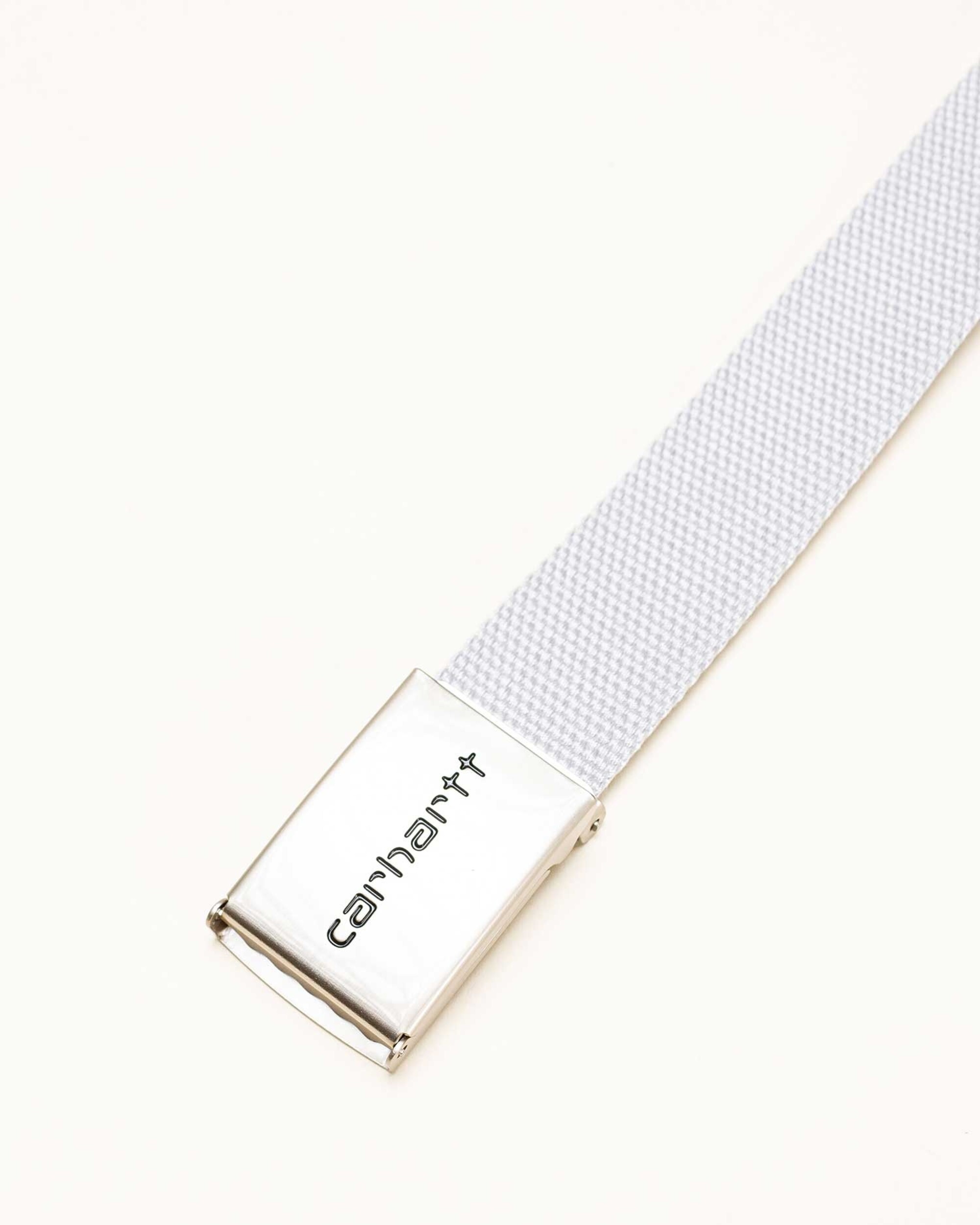 Carhartt WIP Clip Belt Chrome - Sonic Silver