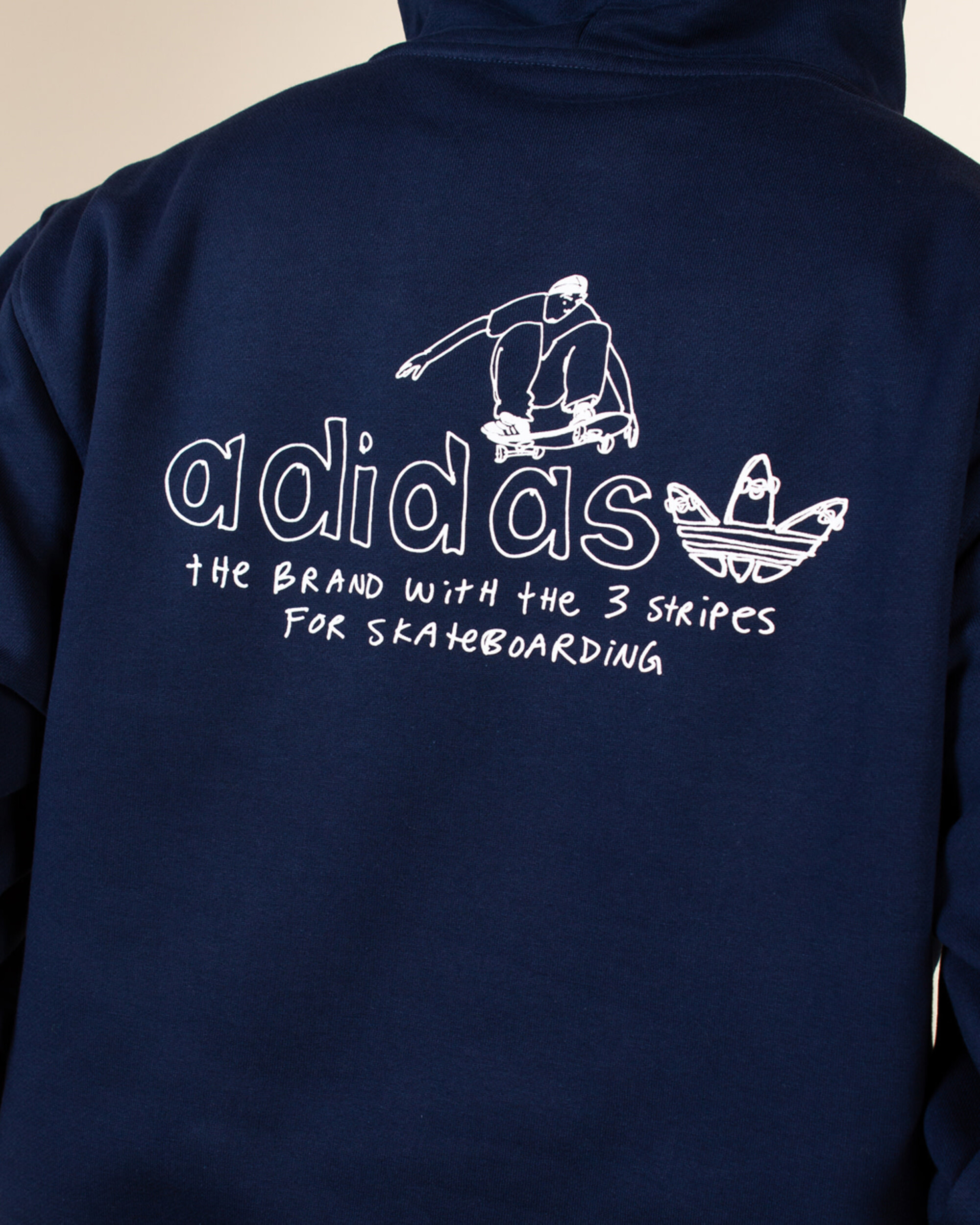 Adidas Skateboarding Henry jones Graphic Hoodie - Collegiate Navy/White