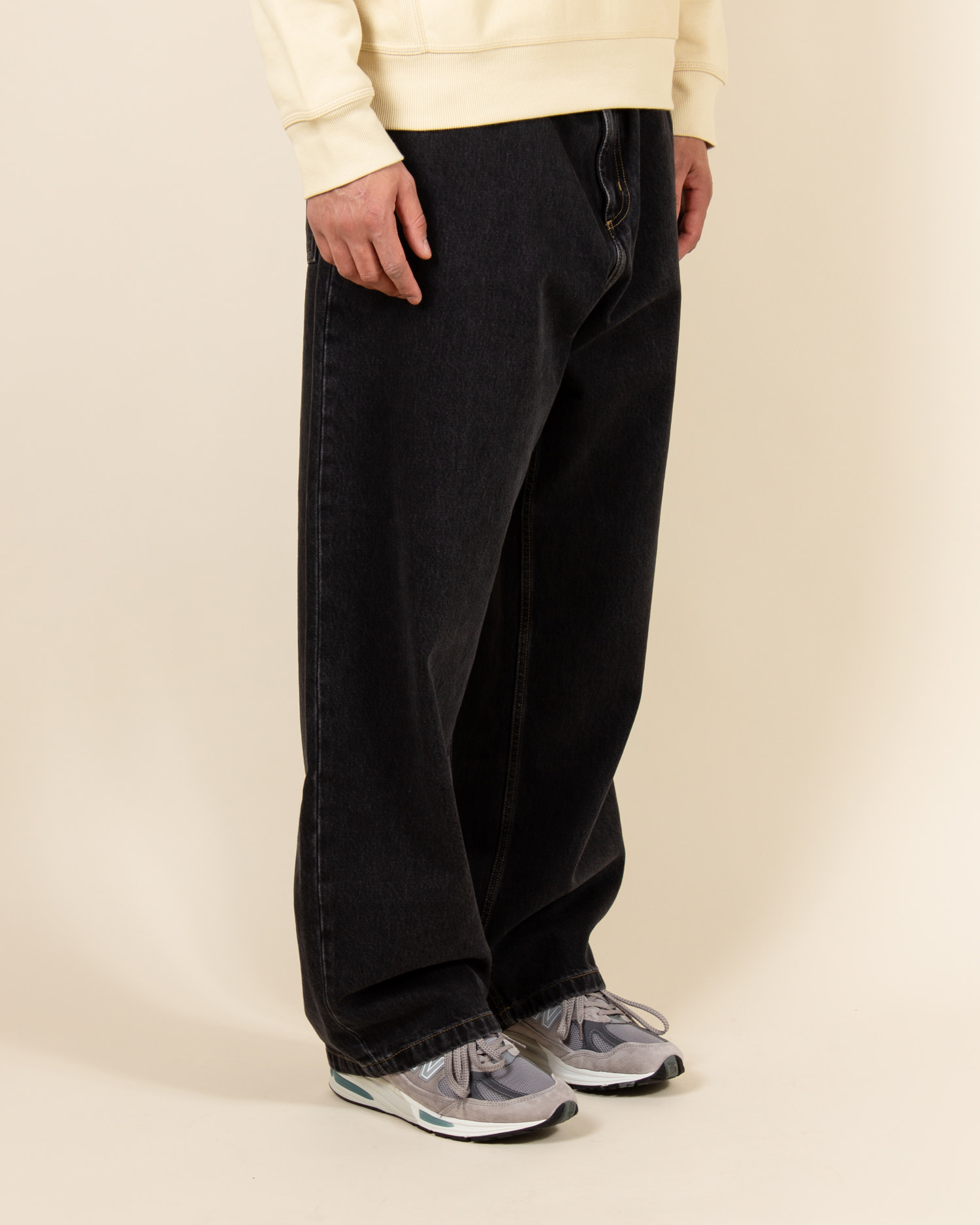 Carhartt WIP Brandon Pant 100% Cotton Black stone washed Carhartt WIP Brandon Pant 100% Cotton Black stone washed