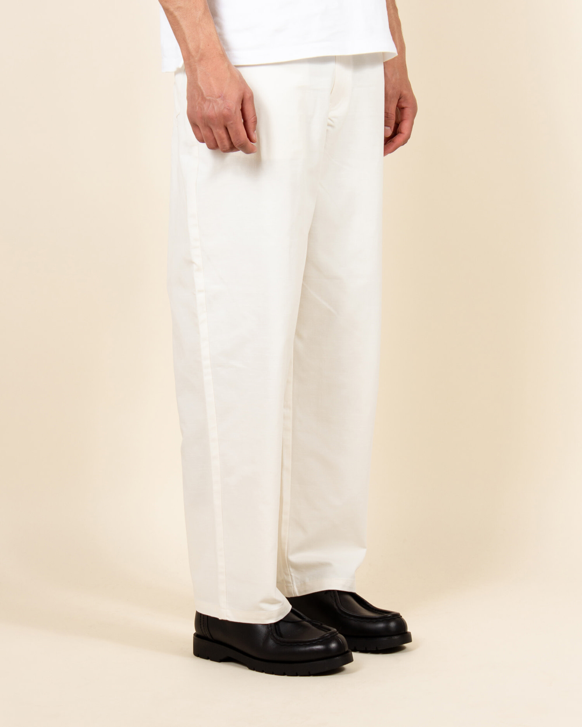 POP Drs Linen Pants - Off White