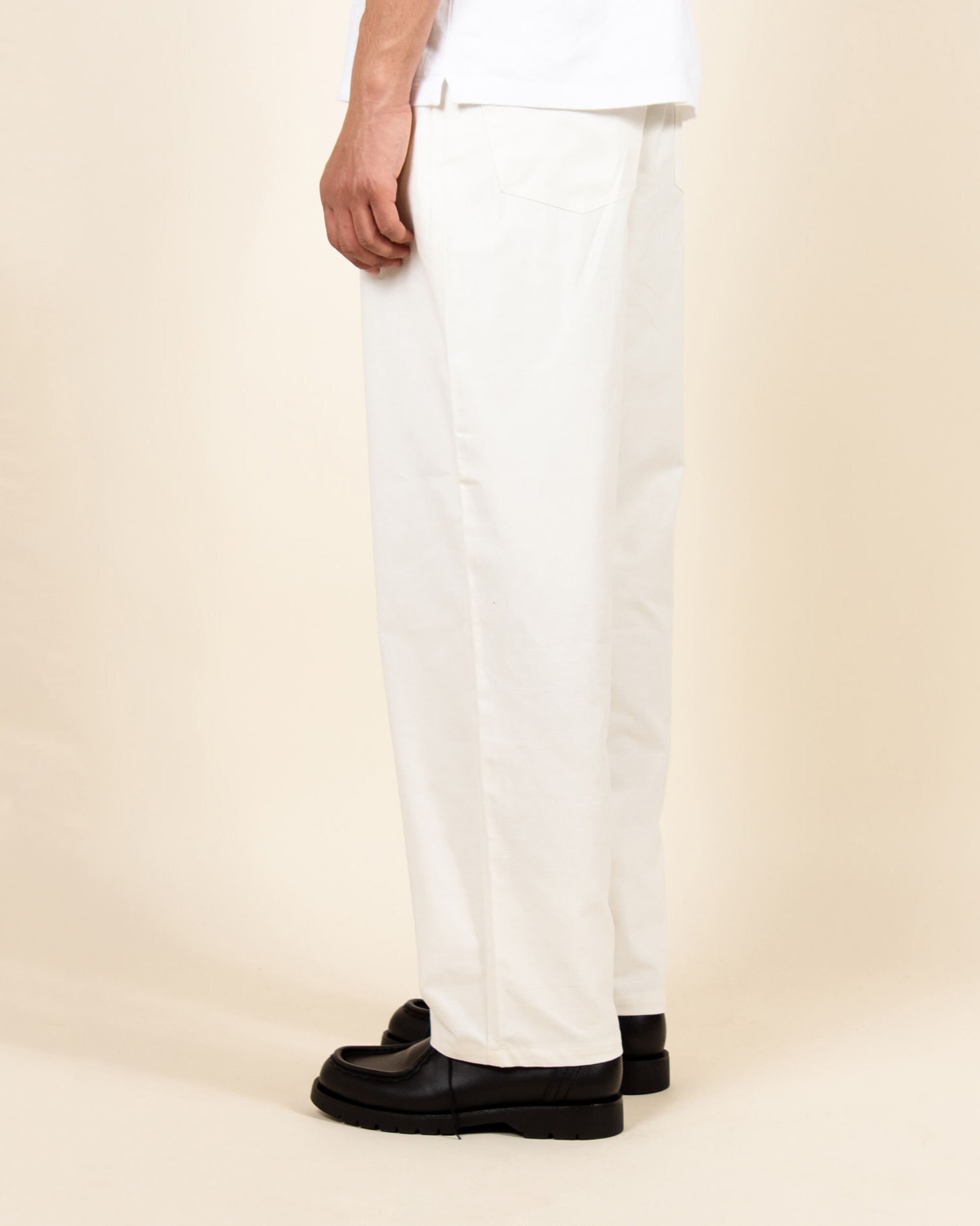 POP Drs Linen Pants - Off White