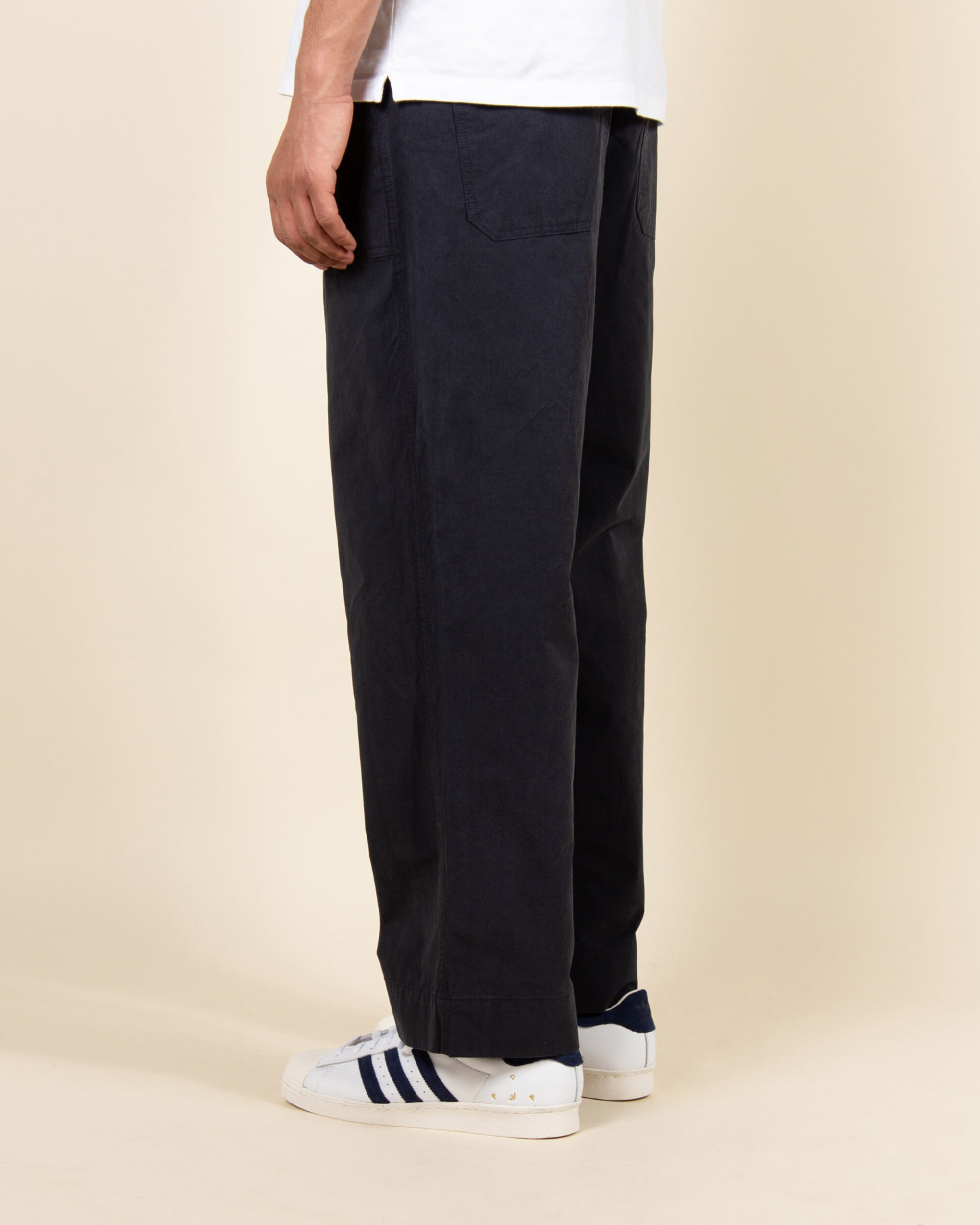 Kappy One Tuck Fatigue Pants - Charcoal