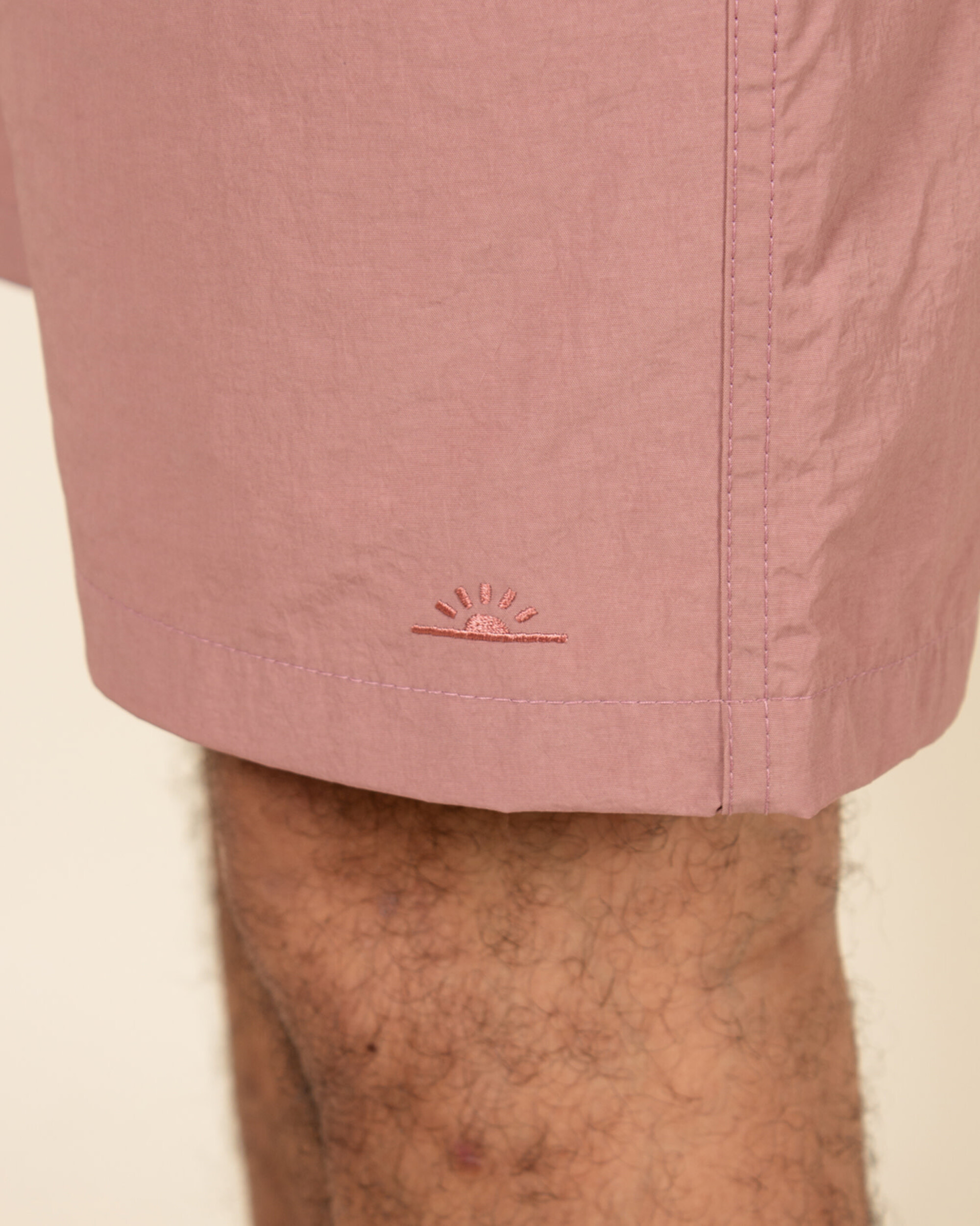 Kappy Recycle Sunrise Shorts - Red Bean