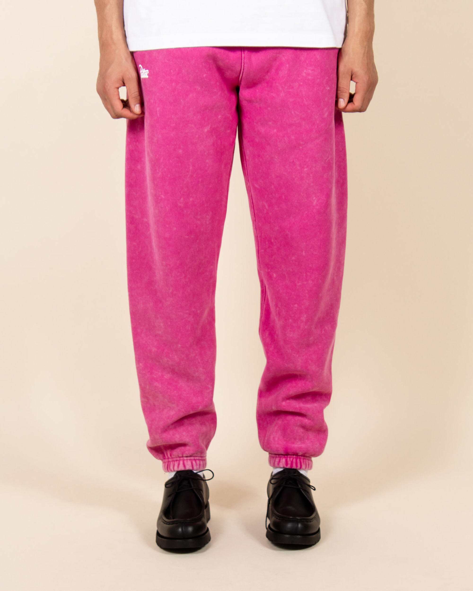 Patta Classic Washed Jogging Pants - Fuchsia Red