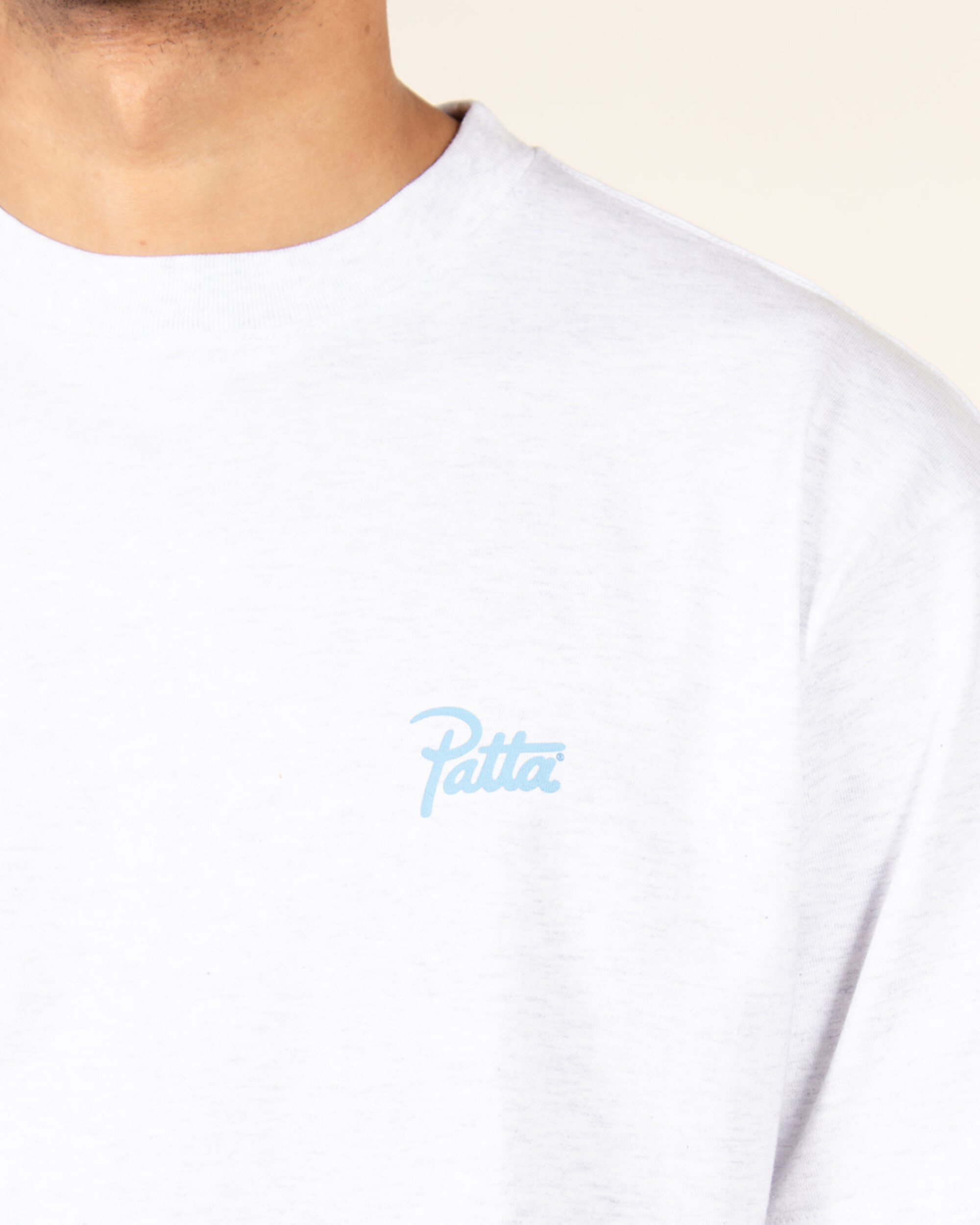 Patta Perfect Hug T-Shirt - Light Grey Melange