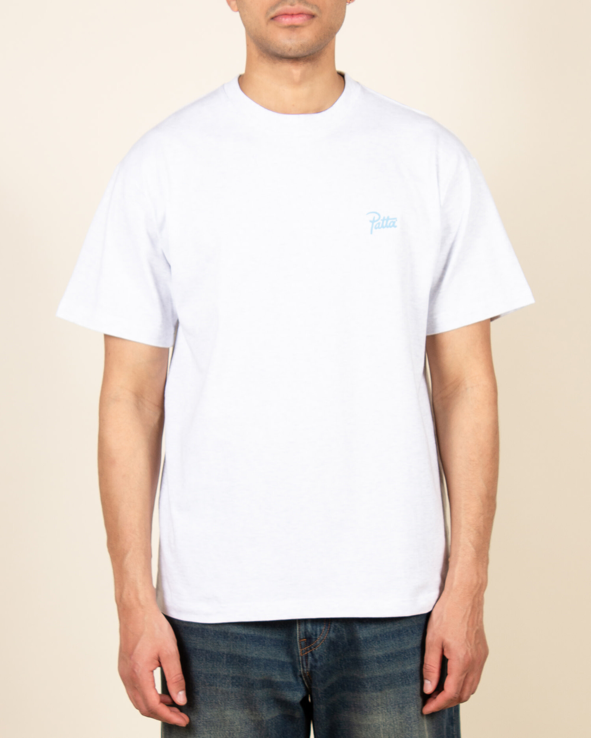 Patta Perfect Hug T-Shirt - Light Grey Melange