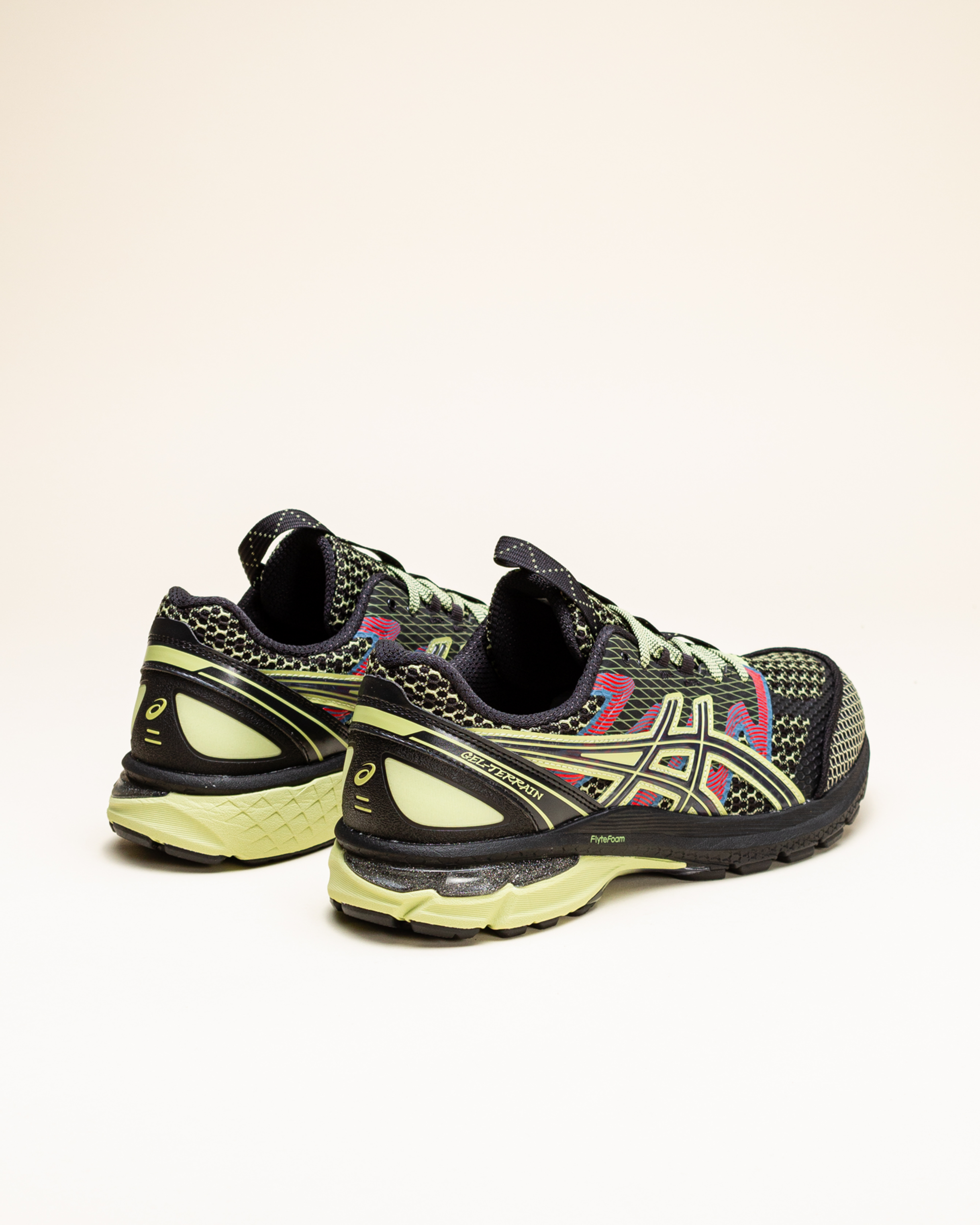 Asics US4-S Gel-Terrain - Black/Neon Lime