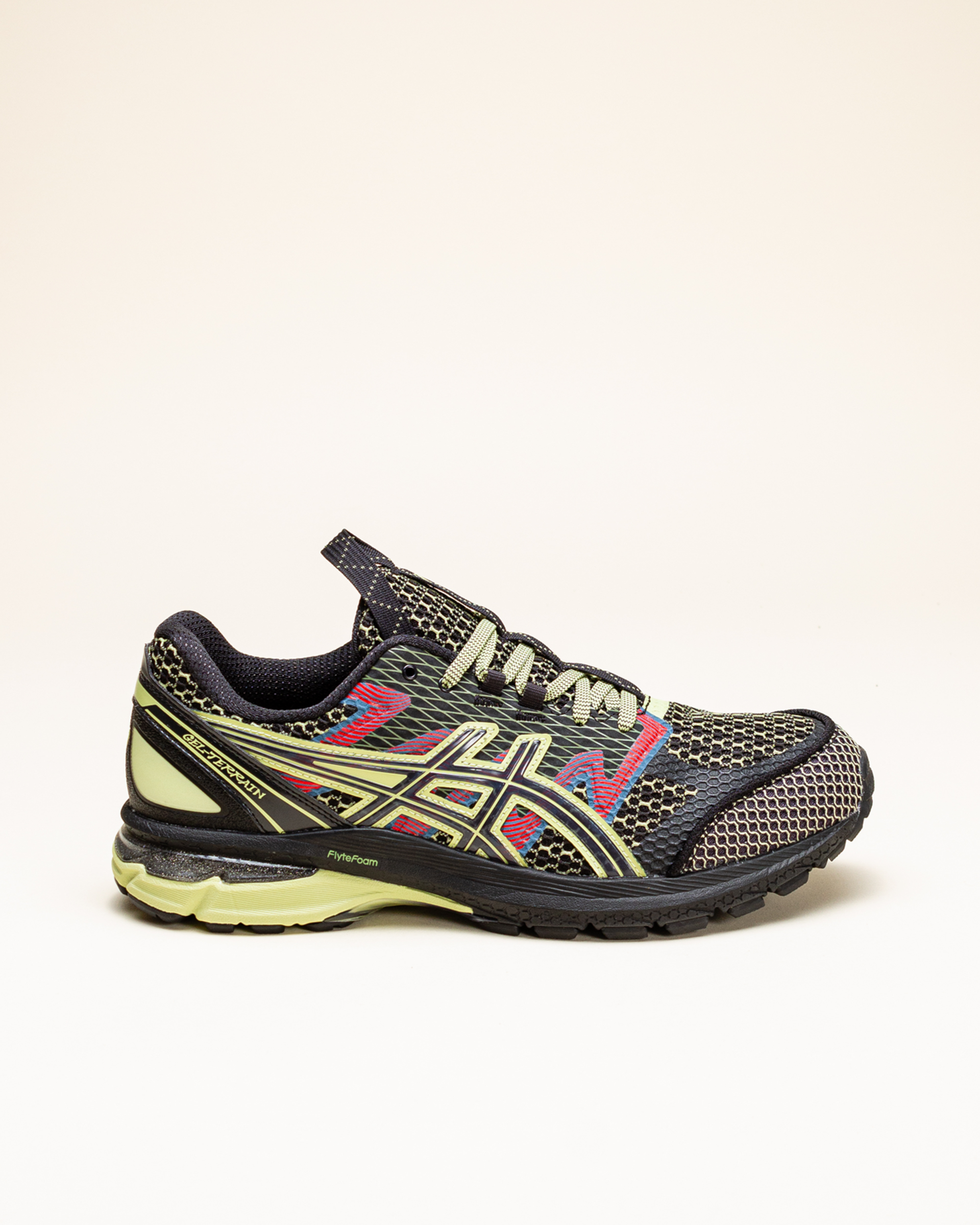 Asics US4-S Gel-Terrain - Black/Neon Lime