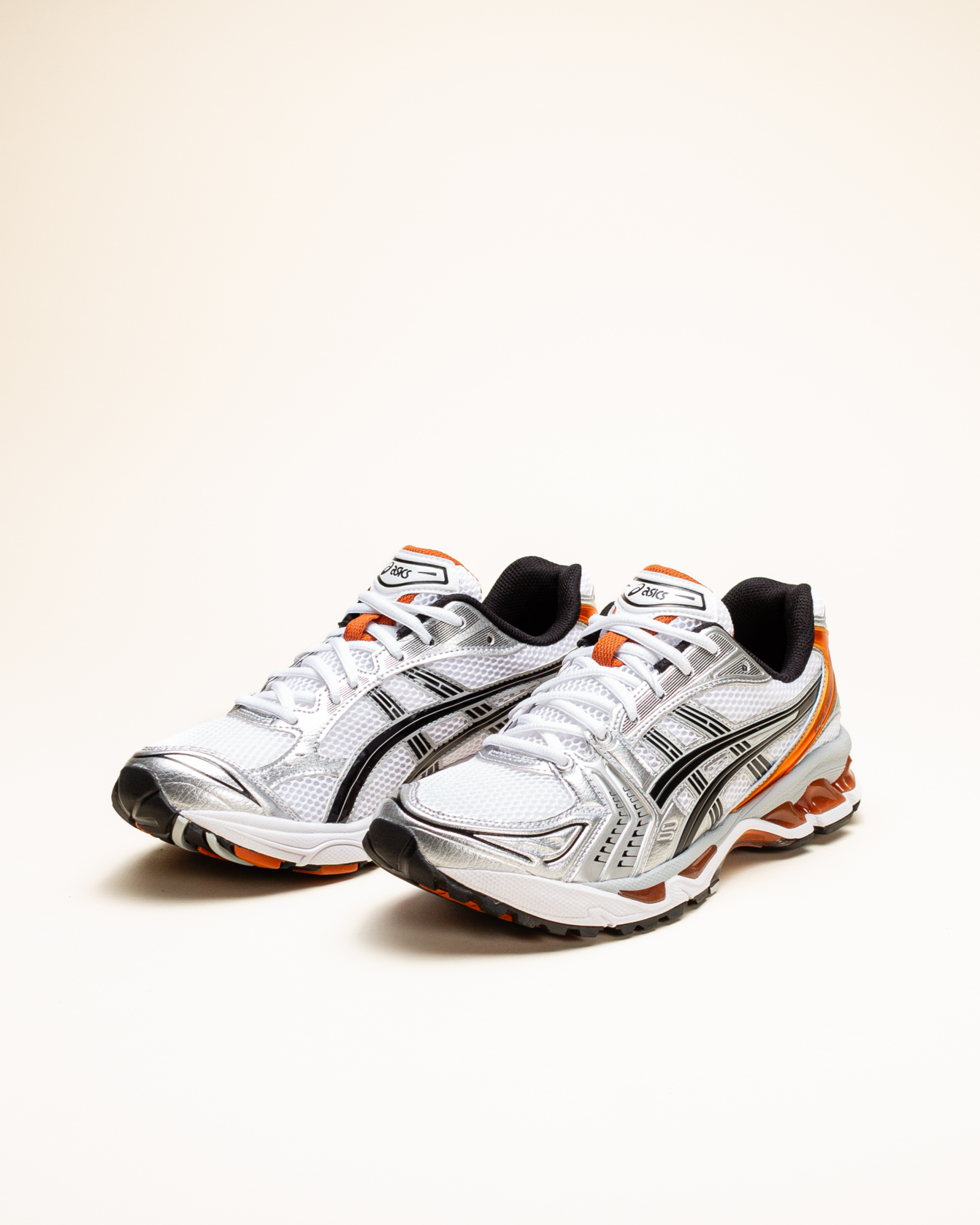 Asics Gel-Kayano 14 - White/Piquant Orange