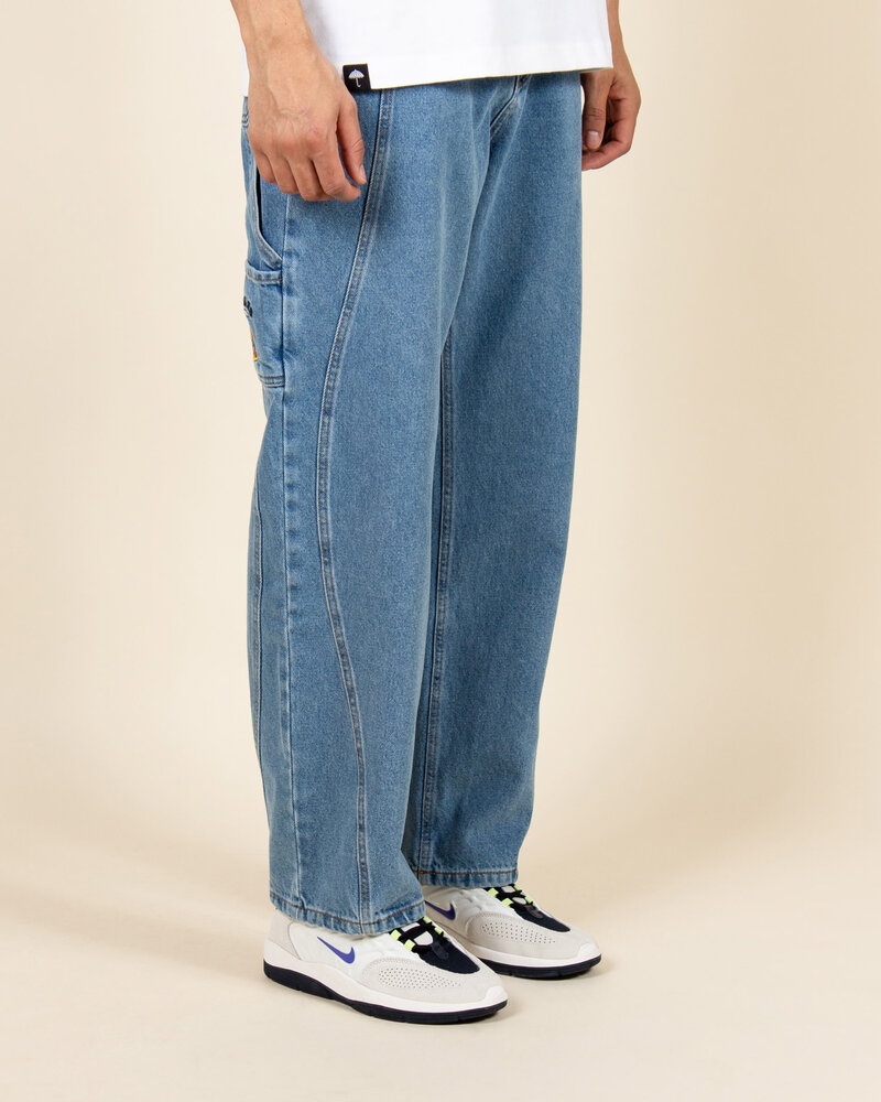 Helas Helas Zig Zag Jeans Pant - Blue