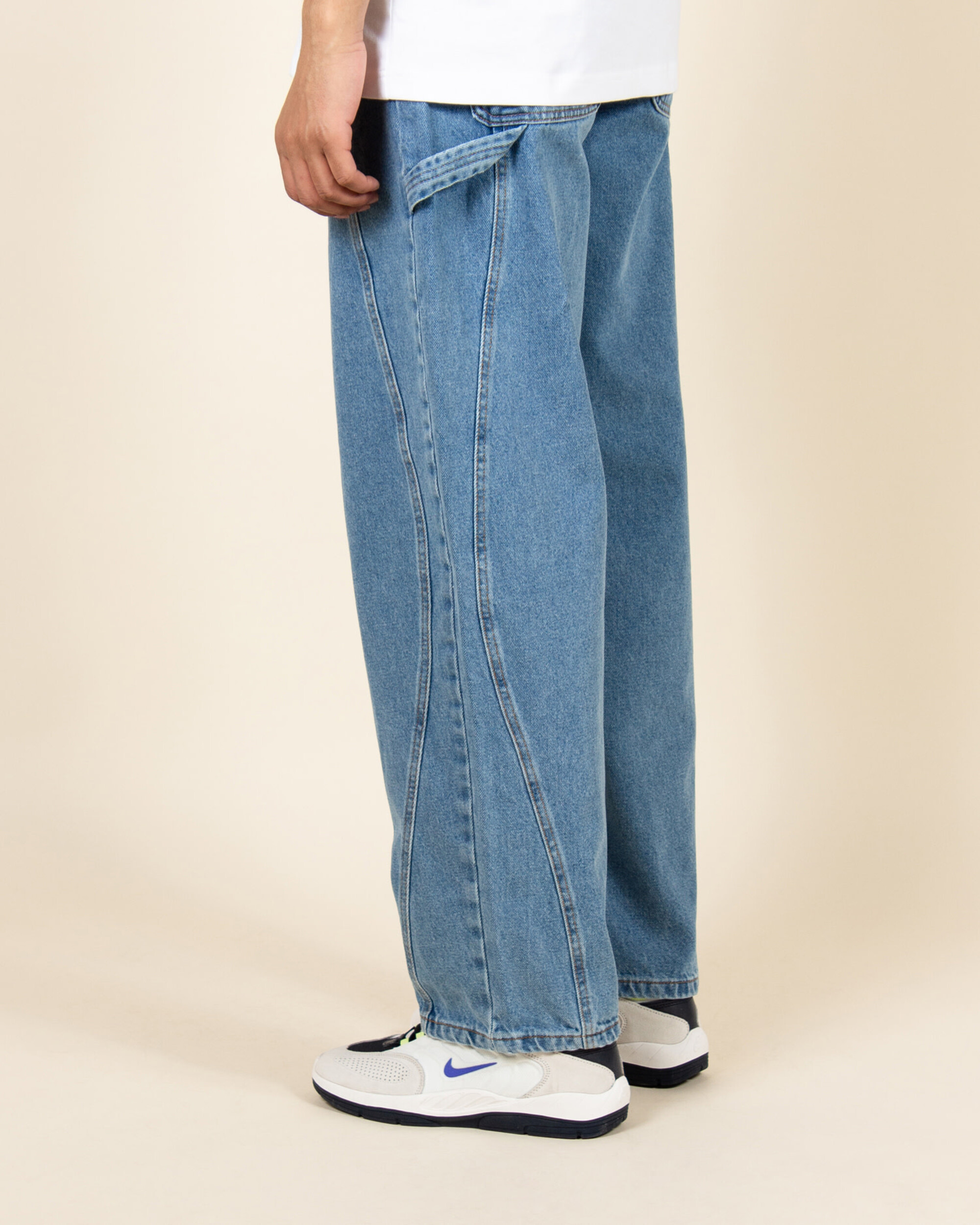 Helas Zig Zag Jeans Pant - Blue