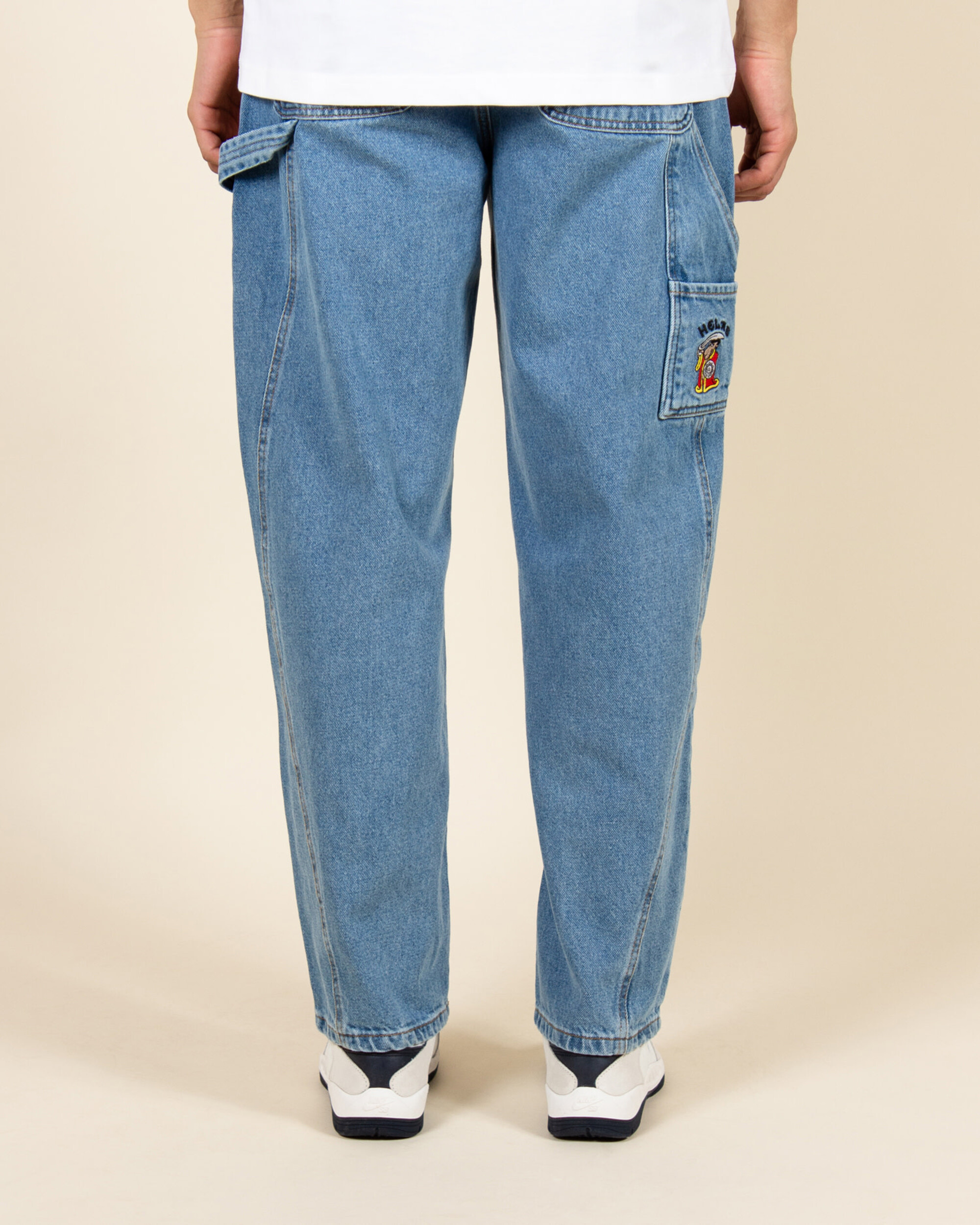 Helas Zig Zag Jeans Pant - Blue