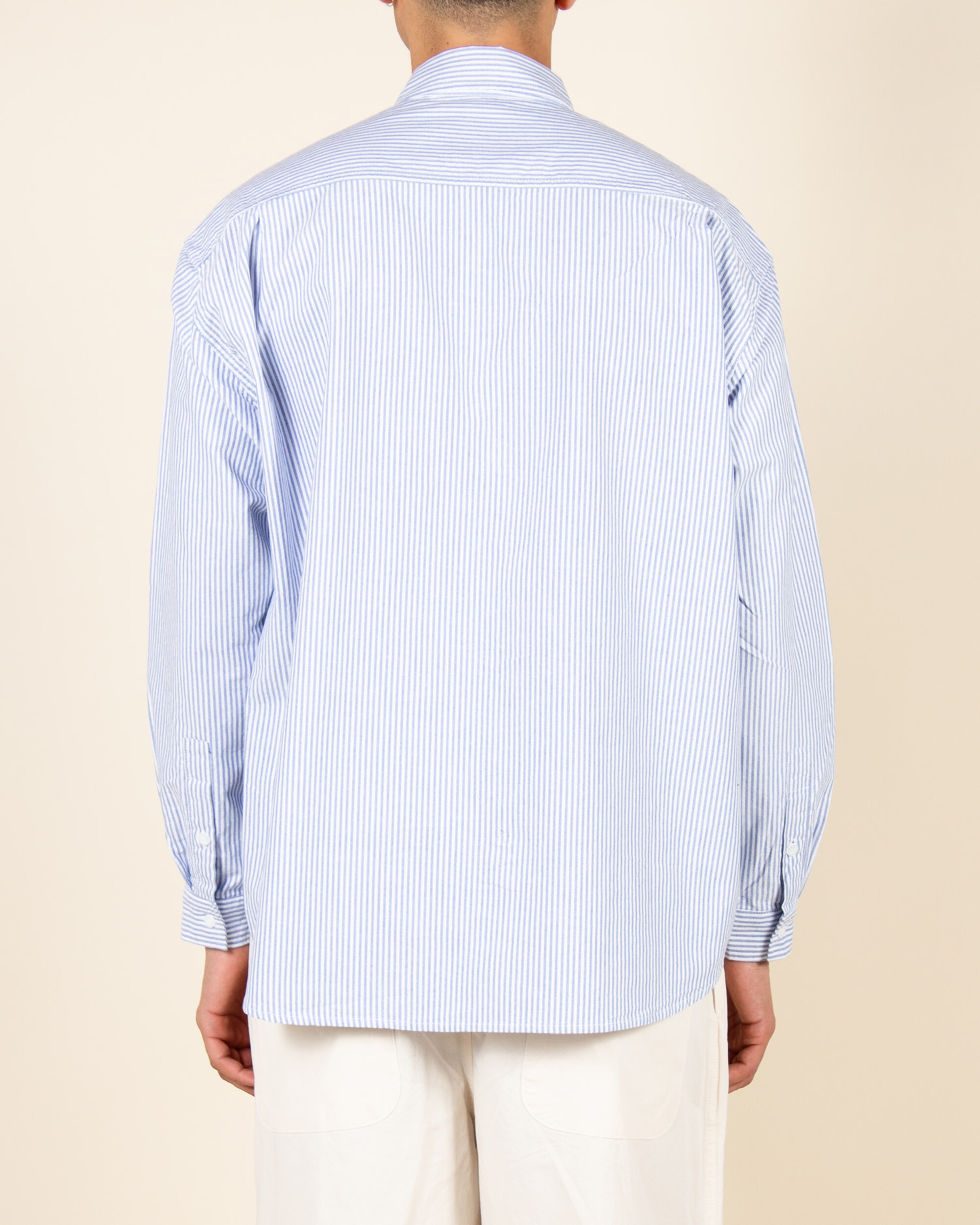Kappy Oxford Stripe Shirt - Blue
