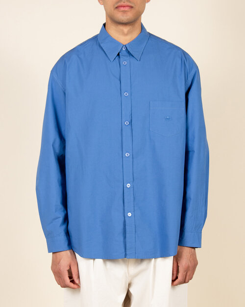 Kappy Kappy Relaxed Cotton Shirt - Blue