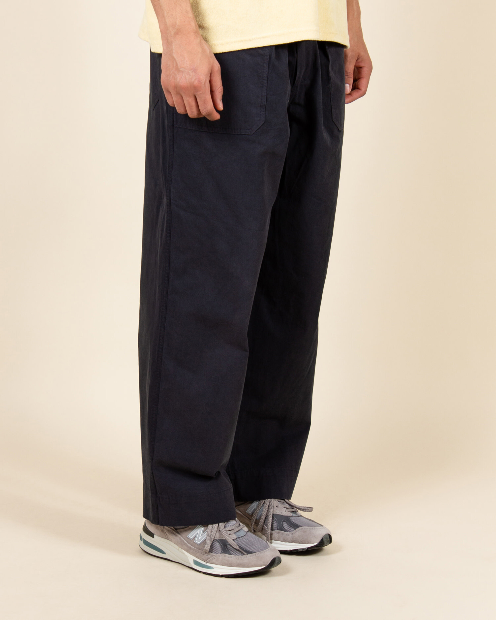 Kappy One Tuck Fatigue Pants - Navy