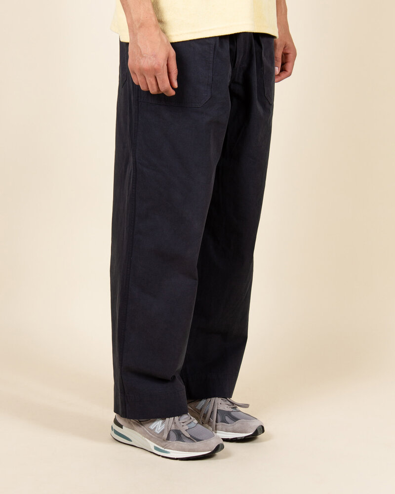 Kappy Kappy One Tuck Fatigue Pants - Navy