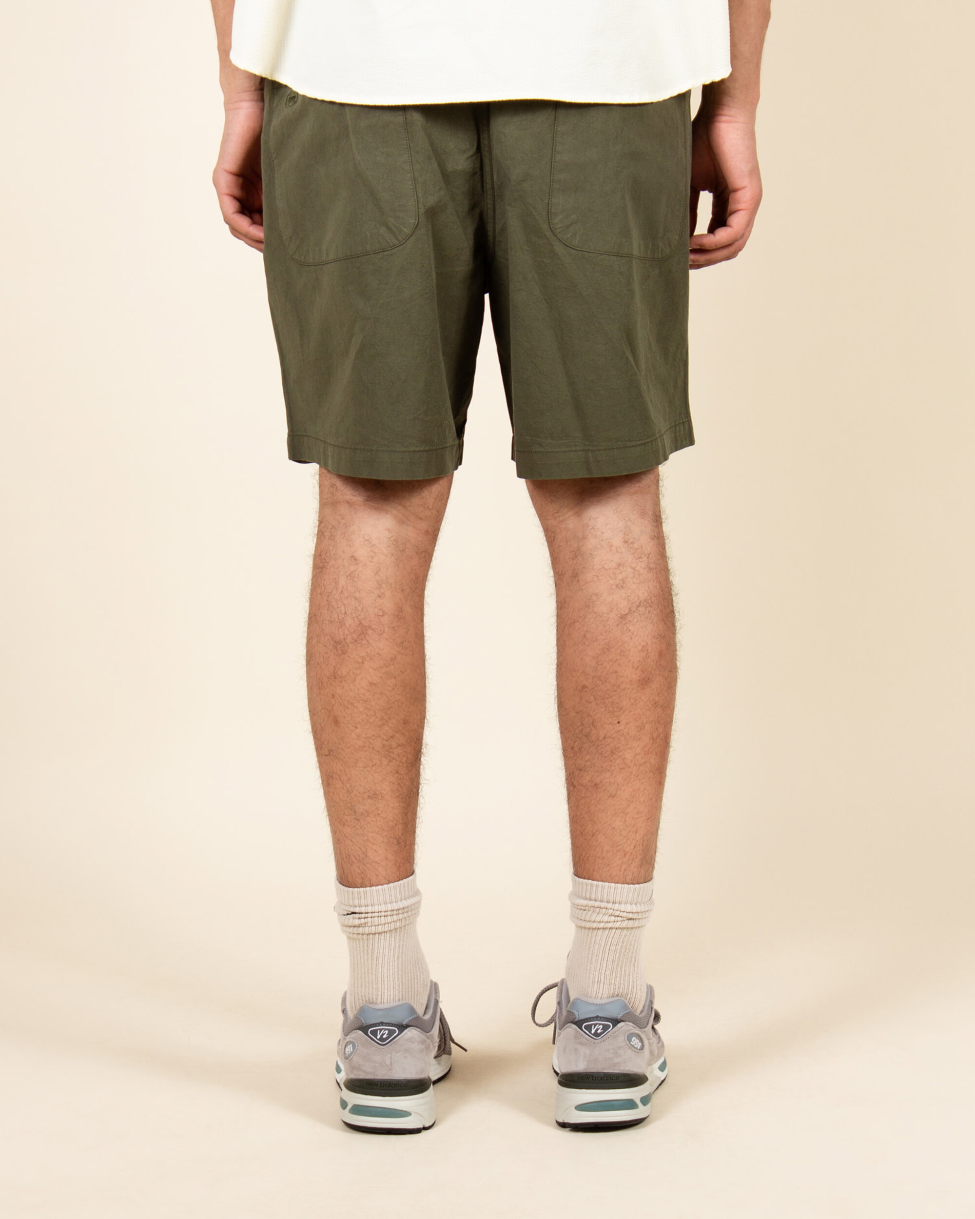 Kappy Two Tuck Wide Pants Khaki - Lockwood Skateshop & Avenue Antwerp