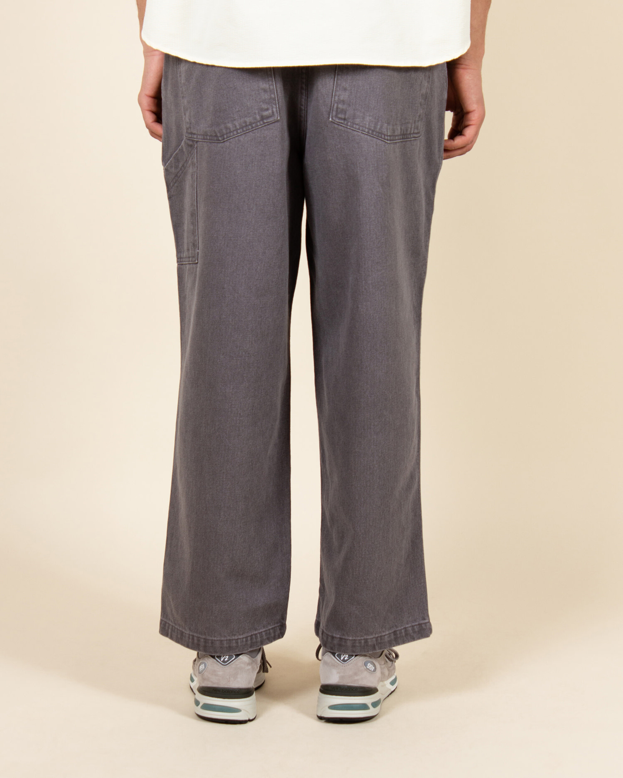 Kappy Two Tuck Wide Kation Pants - Gray