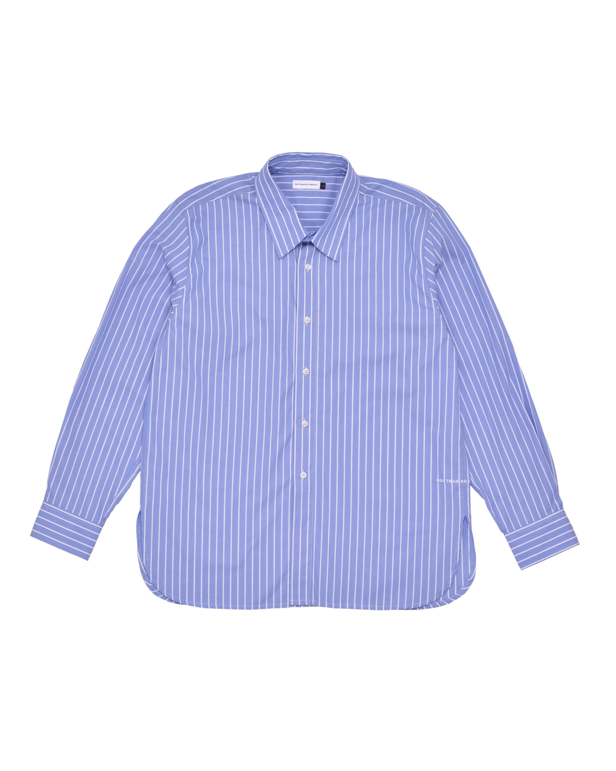POP Logo Striped Shirt - Blue