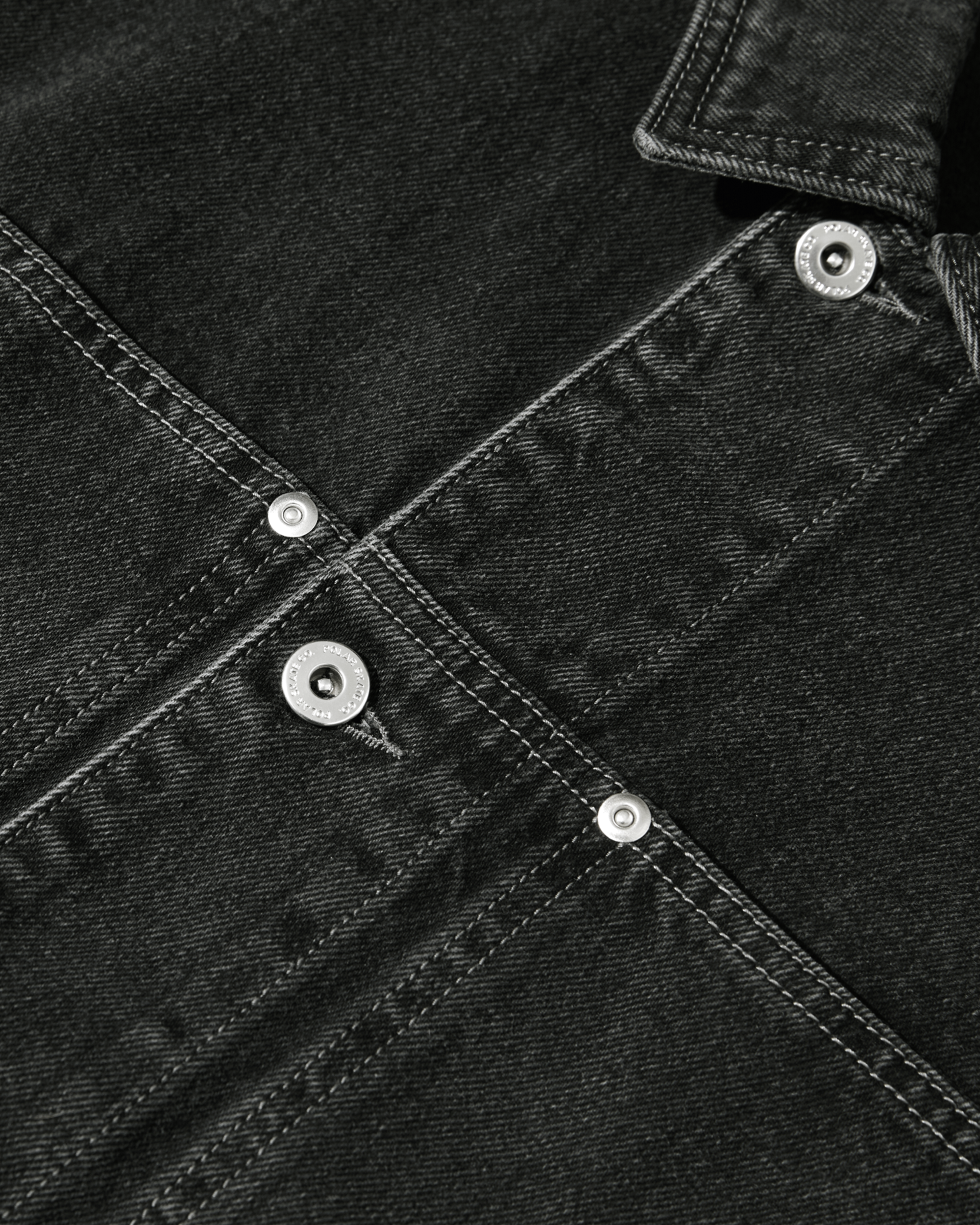 Polar Patrik Denim Jacket - Silver Black