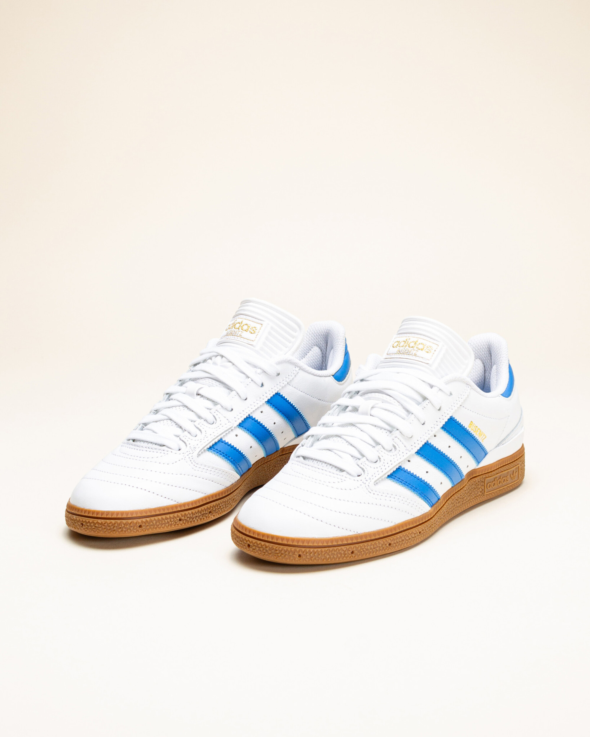 Adidas Skateboarding Busenitz - White/Selu Blue/Gold Metallic