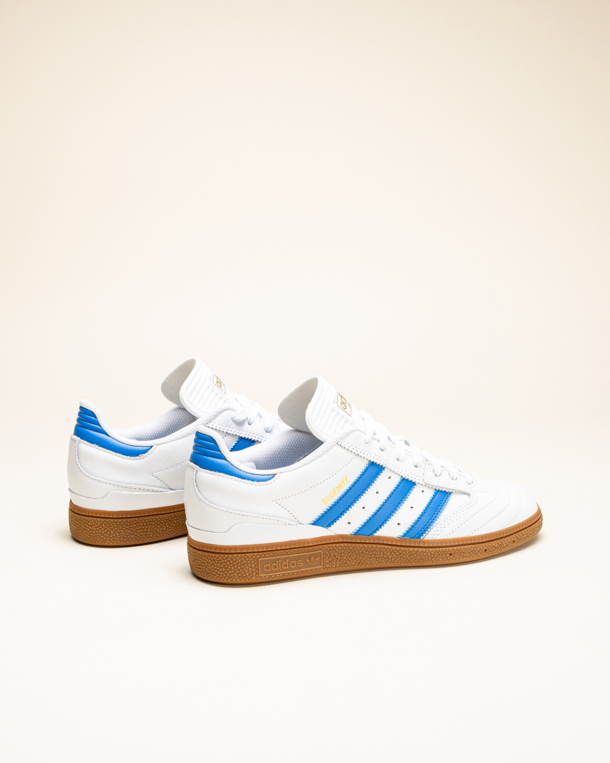 Adidas Skateboarding Busenitz - White/Selu Blue/Gold Metallic