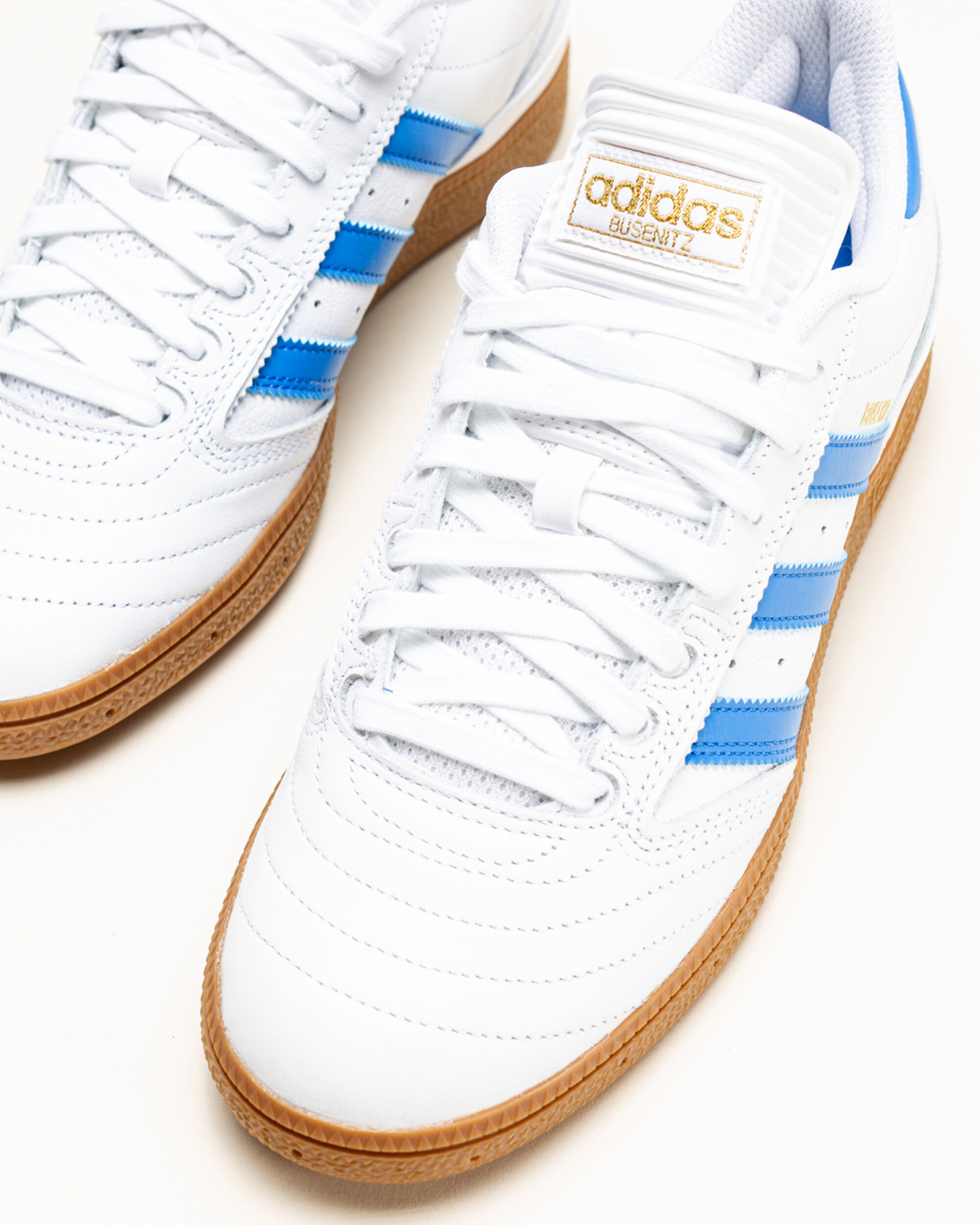 Adidas Skateboarding Busenitz - White/Selu Blue/Gold Metallic