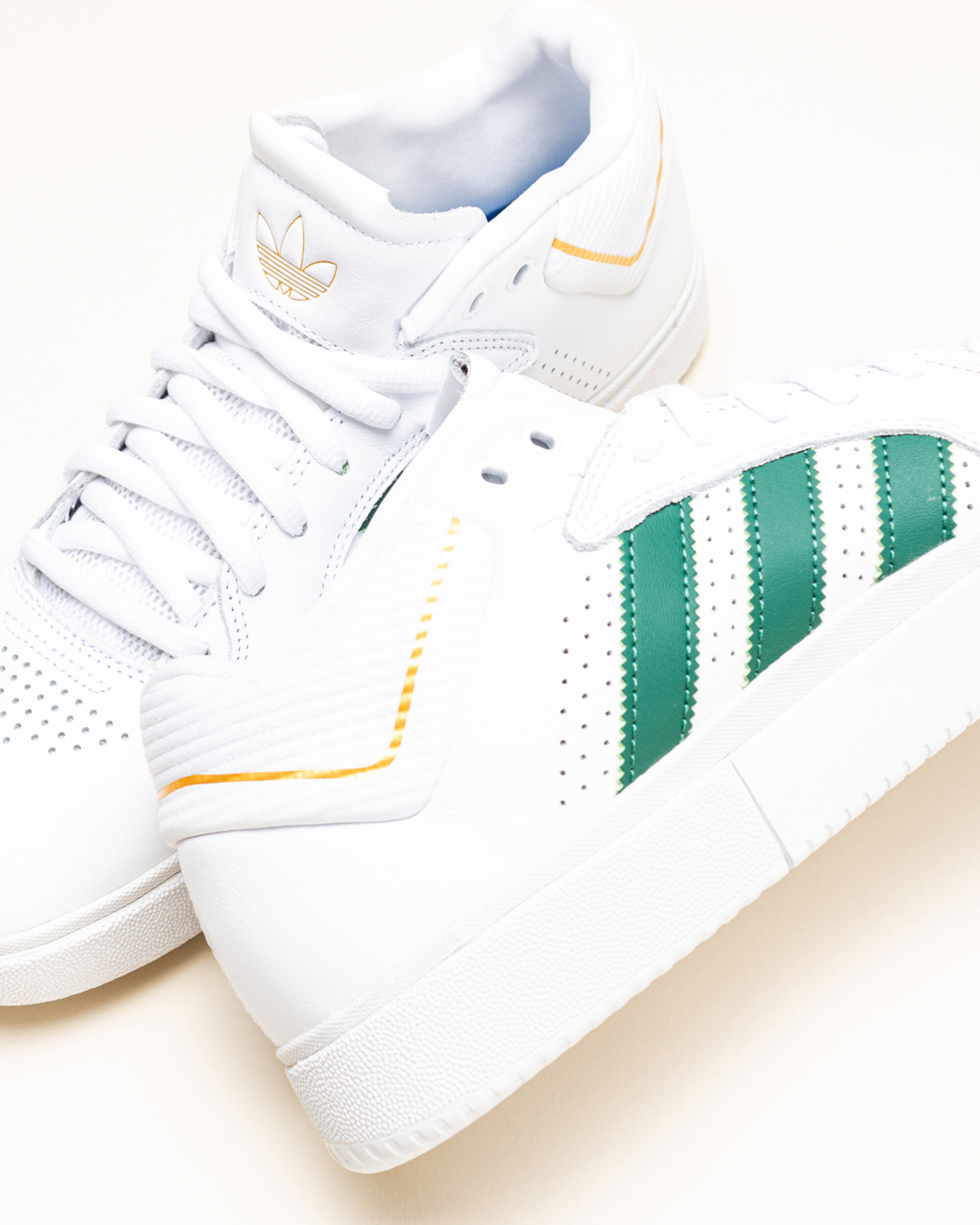 Adidas Skateboarding Tyshawn - Cloud White/Dark Green/Blue Bird