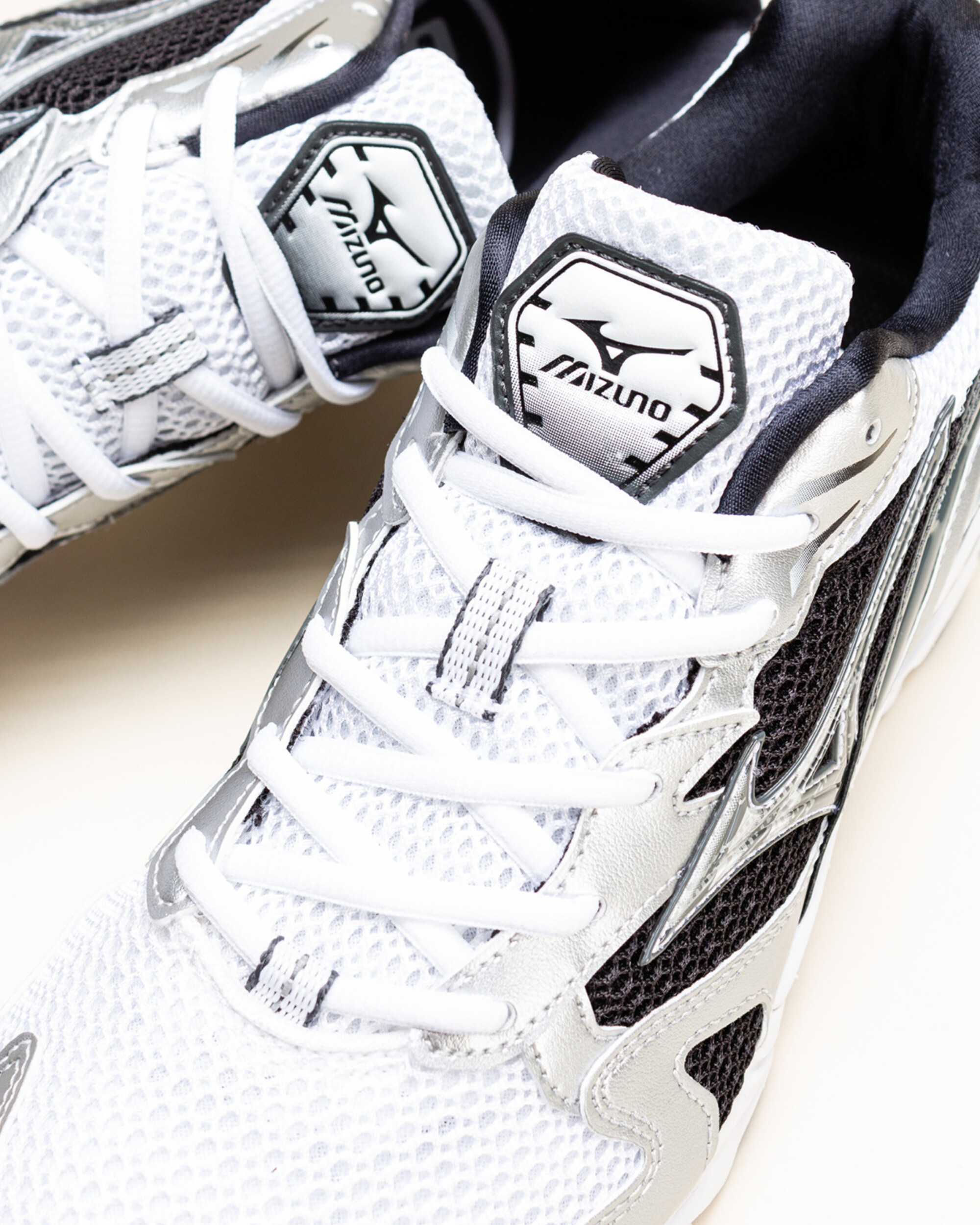 Mizuno Wave Rider 10 - White/Silver/Black