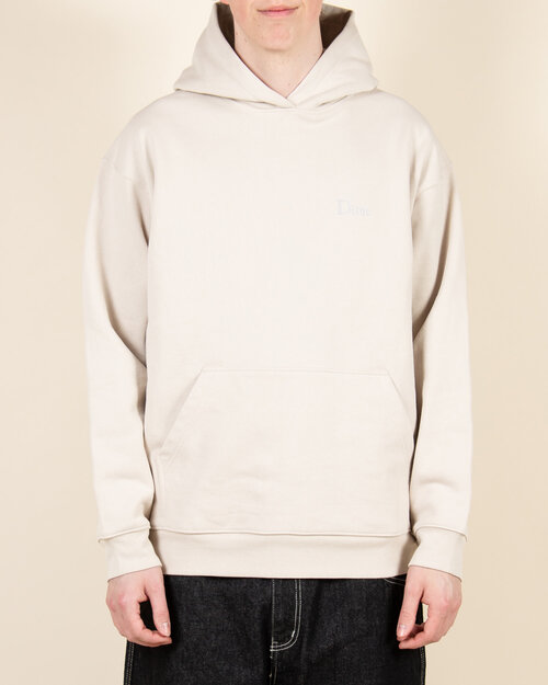 Dime Dime Classic Small Logo Hoodie - Fog