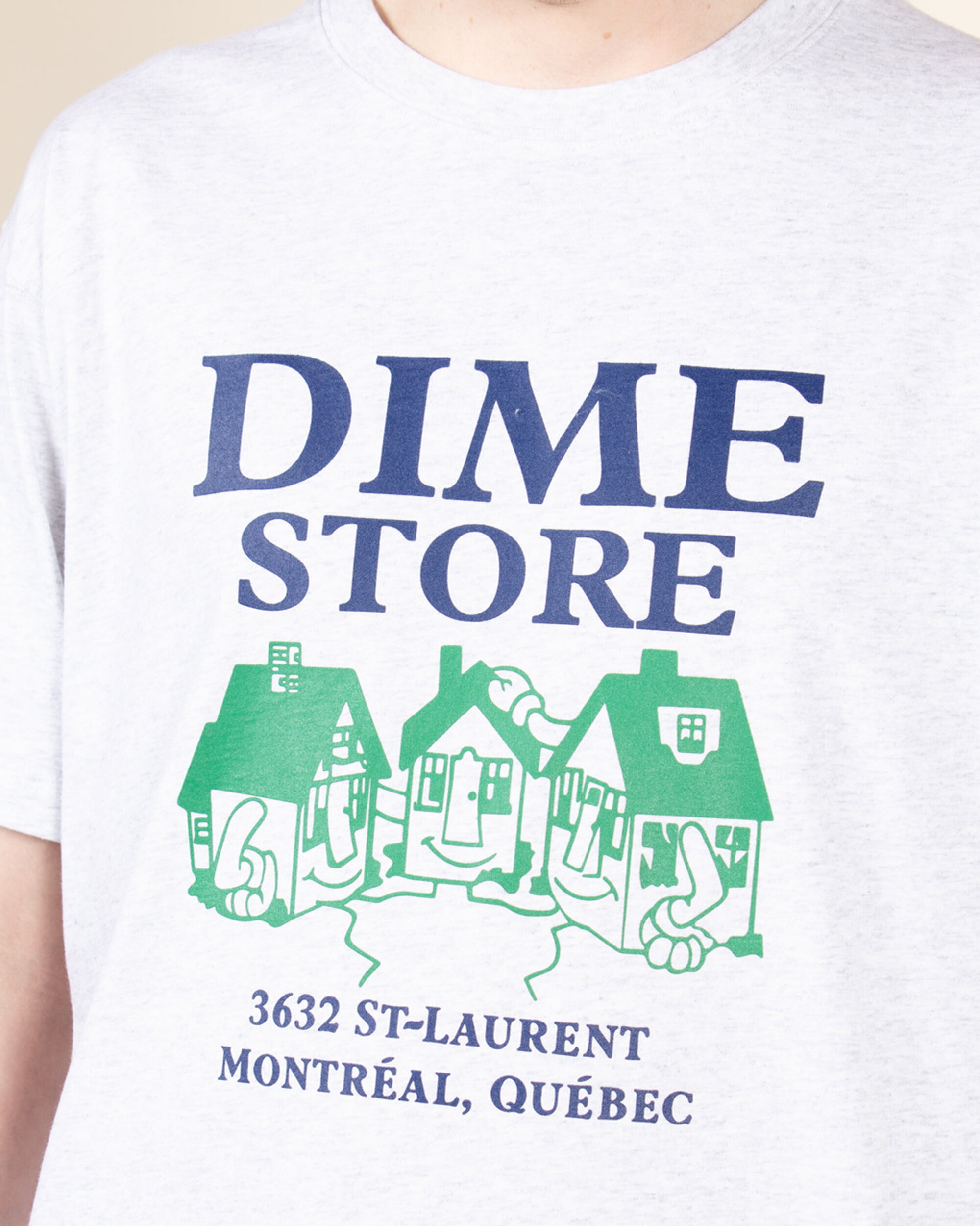 Dime Skateshop T-shirt - Ash