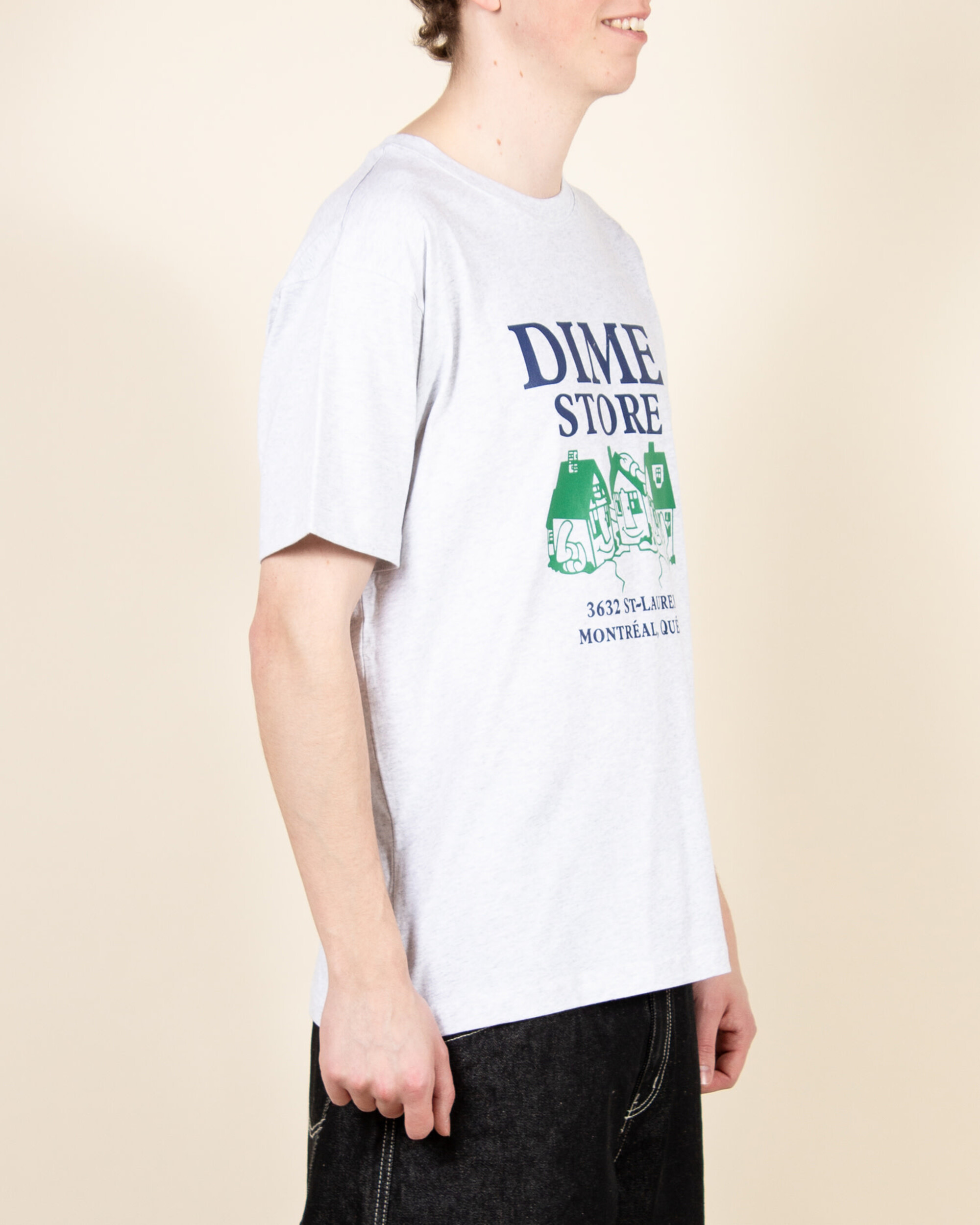 Dime Skateshop T-shirt - Ash